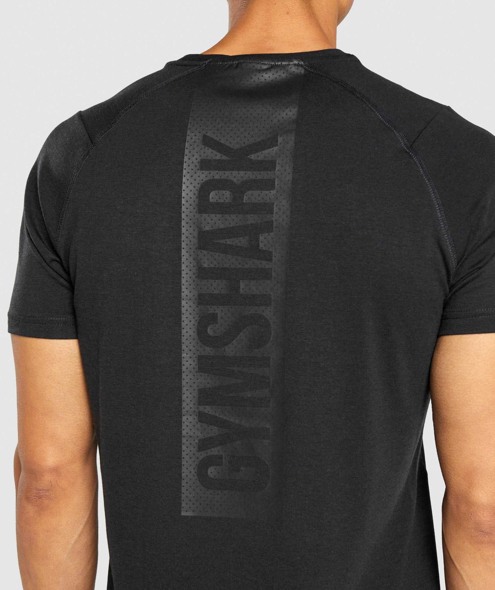 Gymshark Bold T-shirts Zwart | IKSC42581