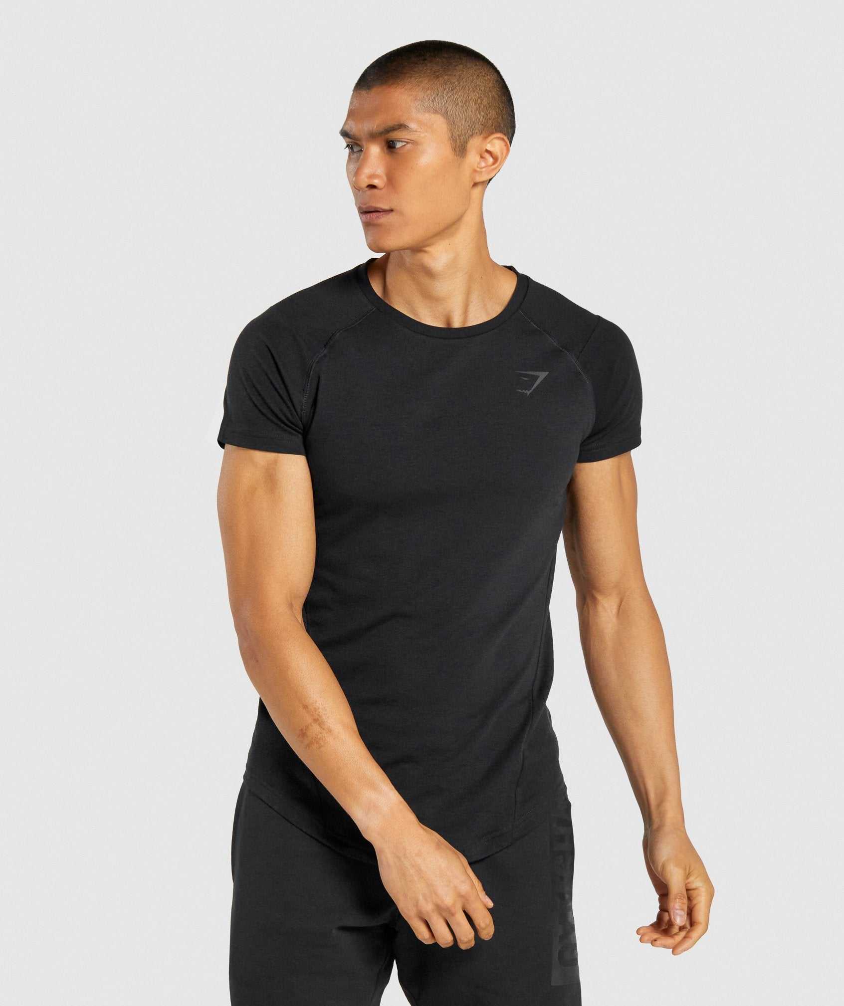 Gymshark Bold T-shirts Zwart | WHIA90615