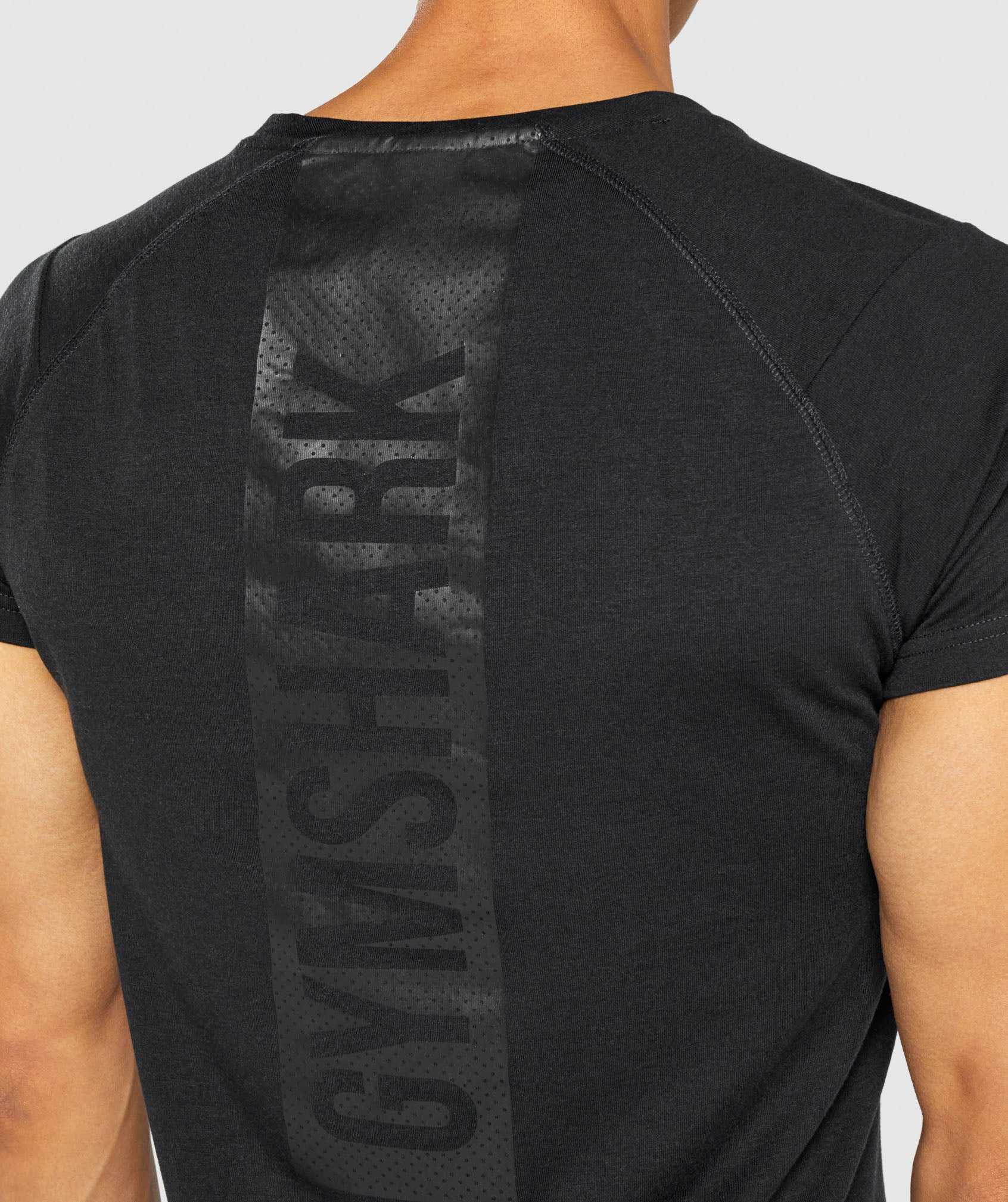 Gymshark Bold T-shirts Zwart | WHIA90615