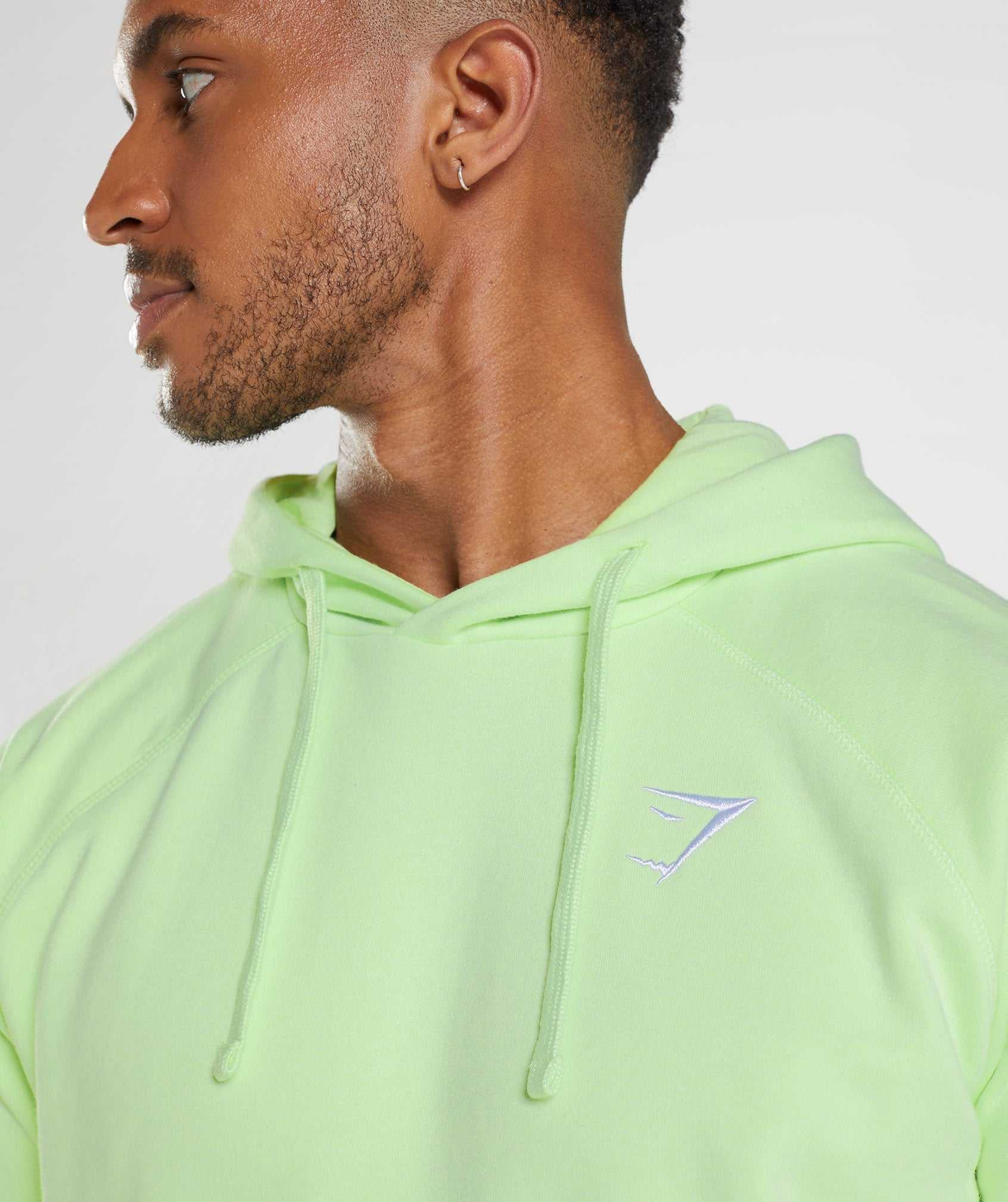 Gymshark Crest Hoodie Groen | HCQV84312