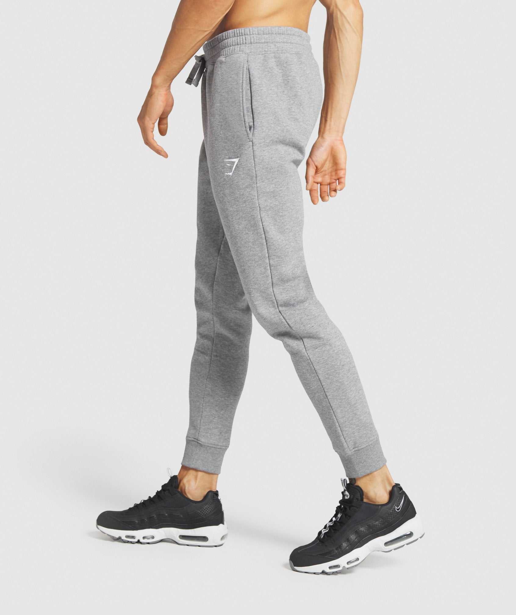 Gymshark Crest Joggingbroeken Grijs | PBYS56718