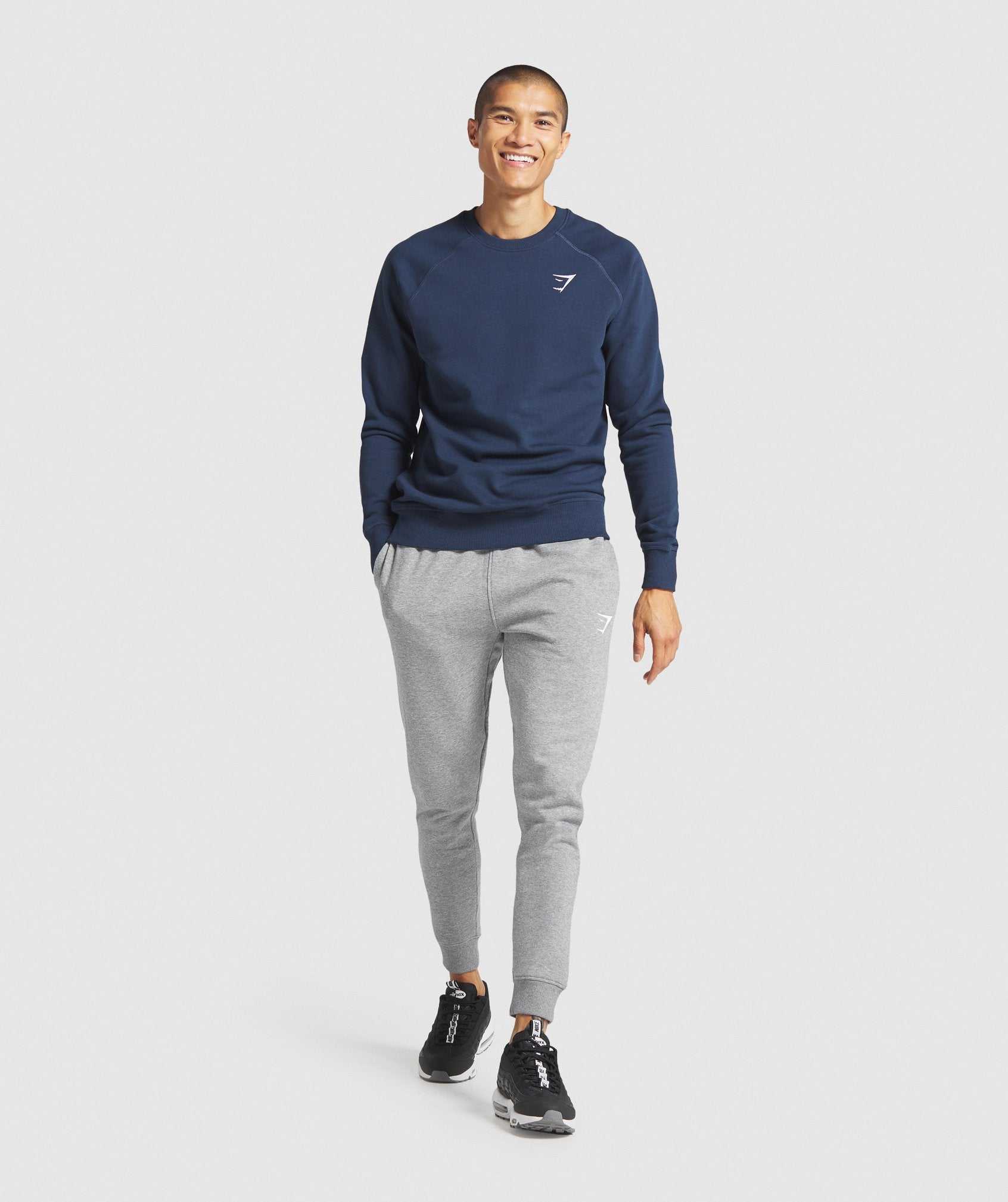 Gymshark Crest Joggingbroeken Grijs | PBYS56718