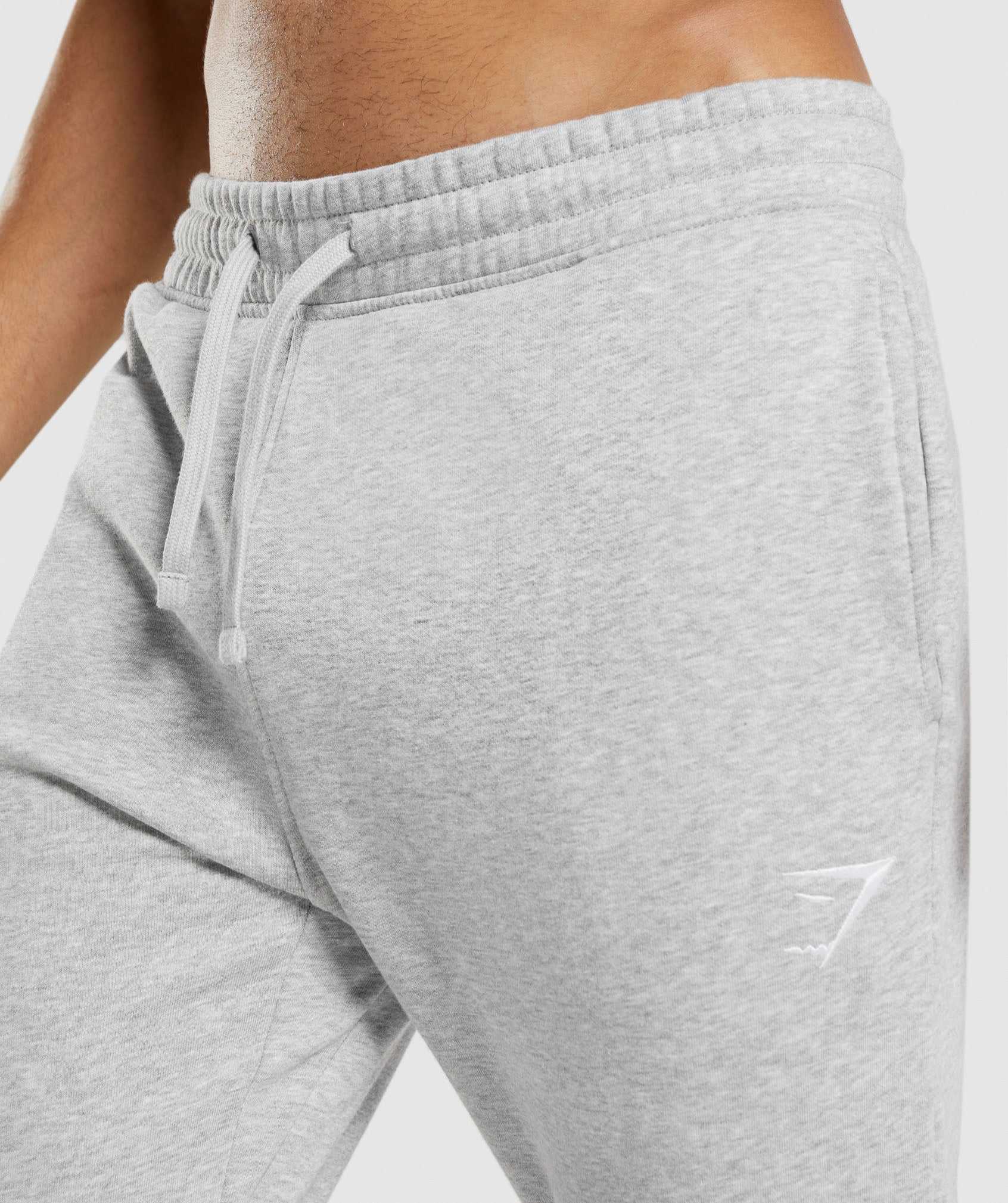 Gymshark Crest Joggingbroeken Lichtgrijs | FKVY35204