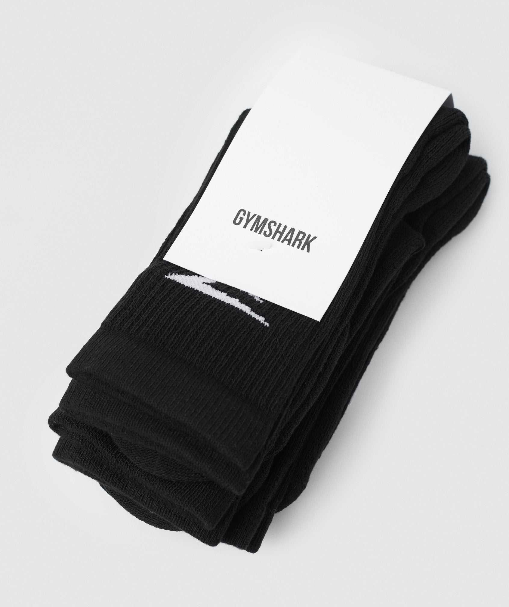 Gymshark Crew Socks 3pk Accessoires Zwart | FZJU98630