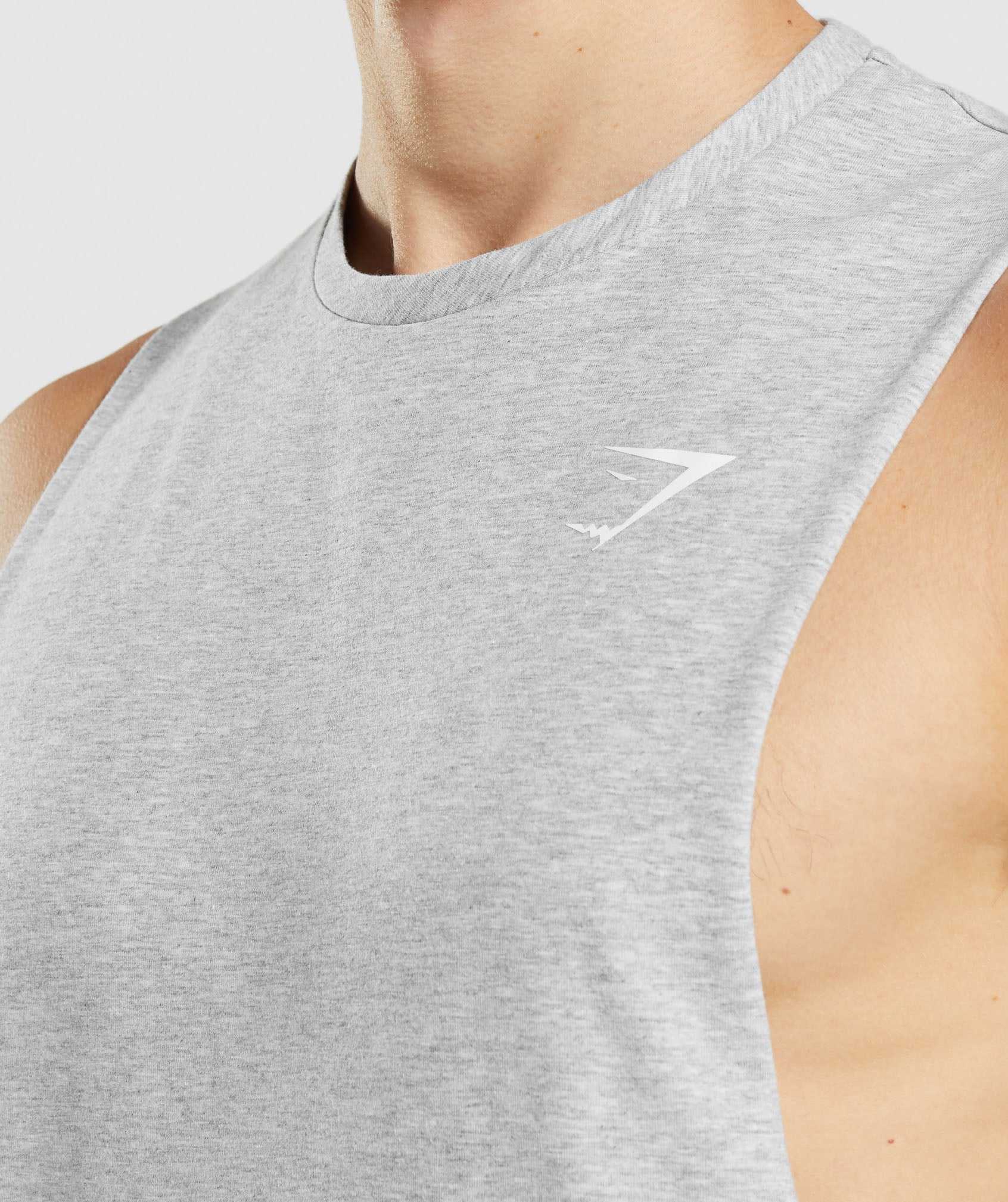 Gymshark Critical 2.0 Drop Arm Tanktop Lichtgrijs | PJRM97521