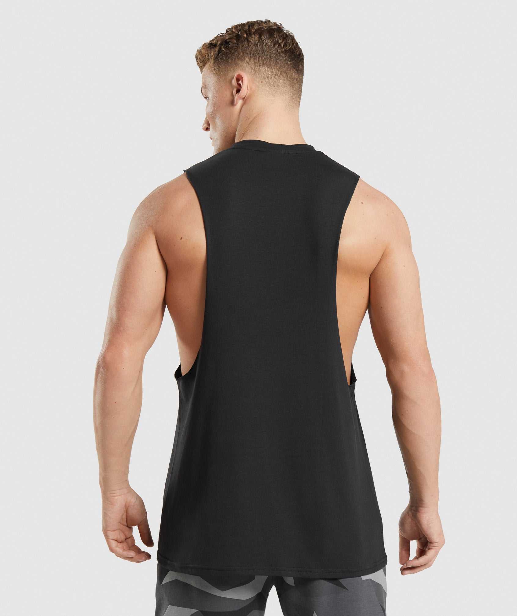 Gymshark Critical 2.0 Drop Arm Tanktop Zwart | BZEW25173