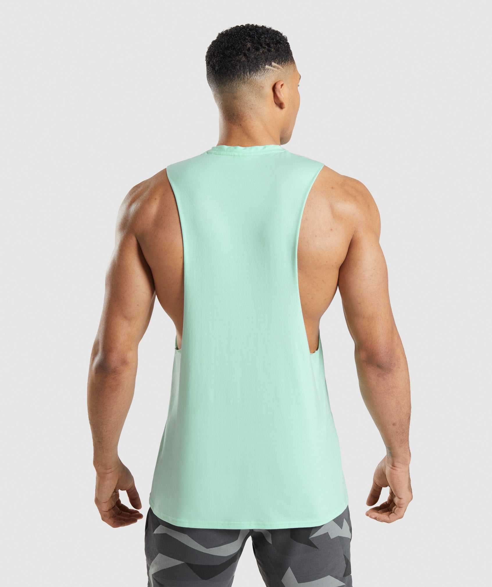 Gymshark Critical Drop Arm Tanktop Blauw | KRVE12546