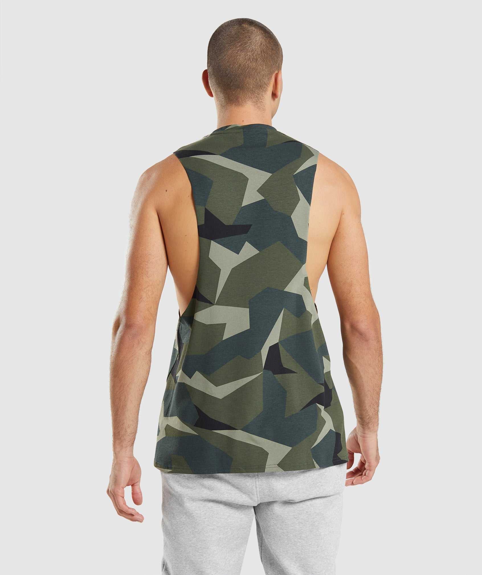 Gymshark Critical Drop Arm Tanktop Groen | FHZG86513