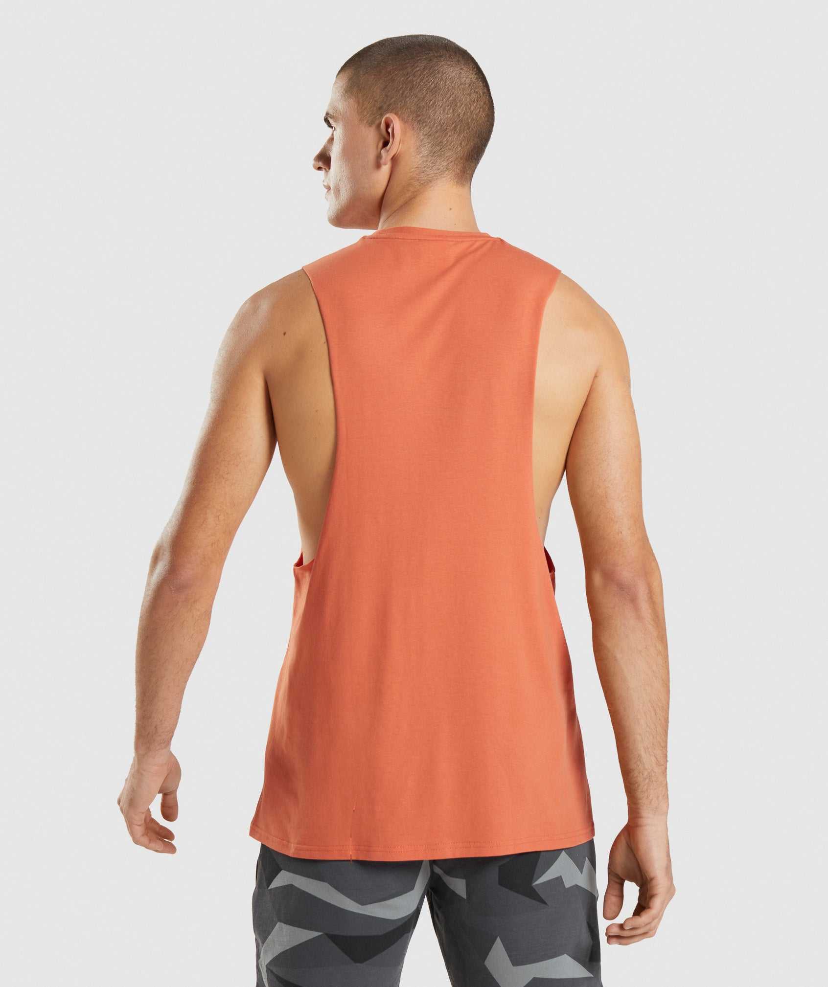 Gymshark Critical Drop Arm Tanktop Oranje | ELZM72893