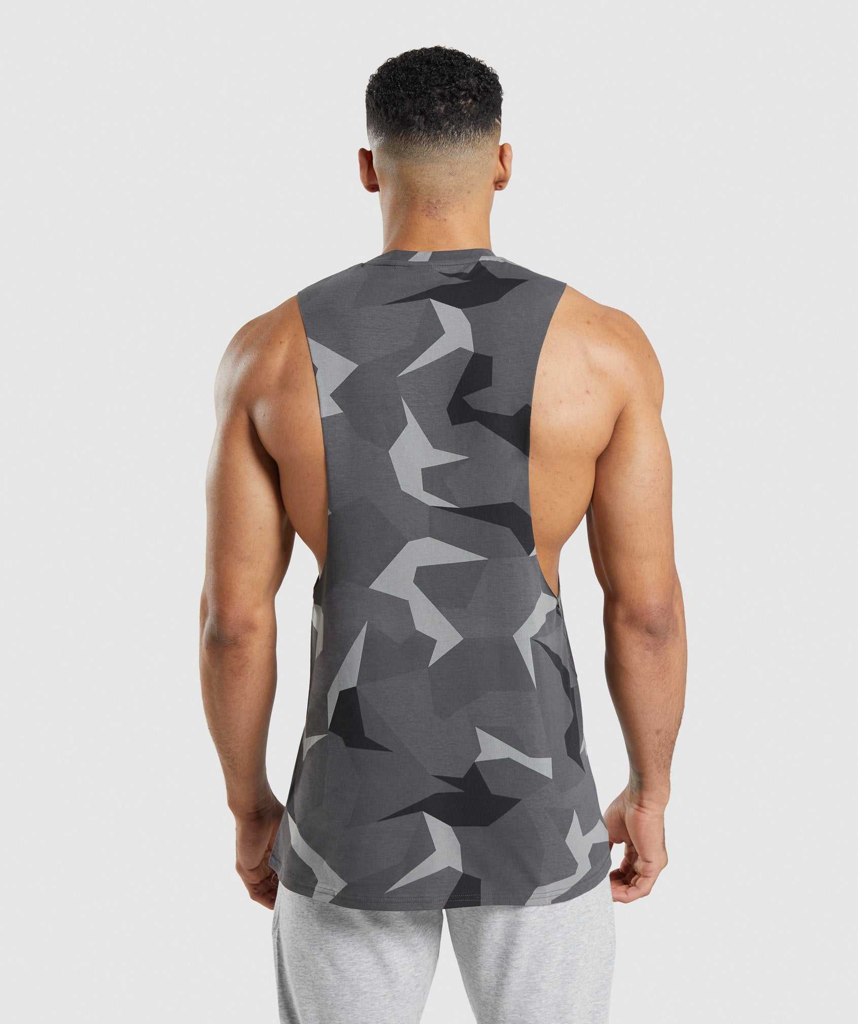 Gymshark Critical Drop Arm Tanktop Zwart | MBRQ41297