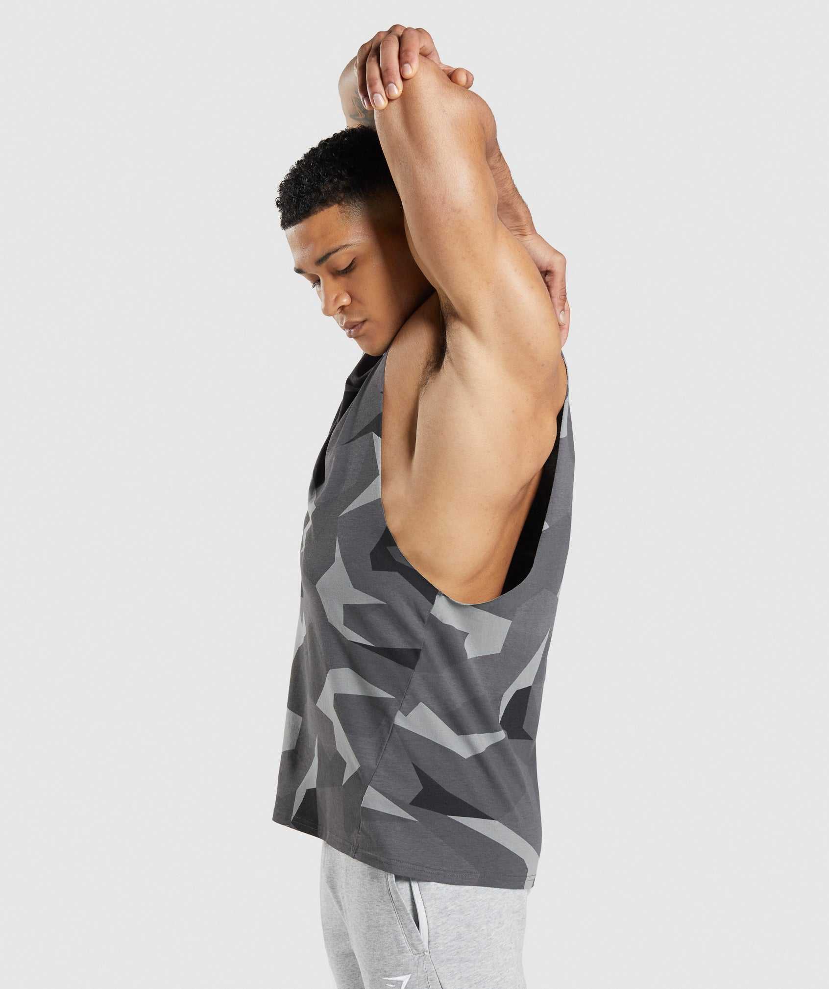 Gymshark Critical Drop Arm Tanktop Zwart | MBRQ41297