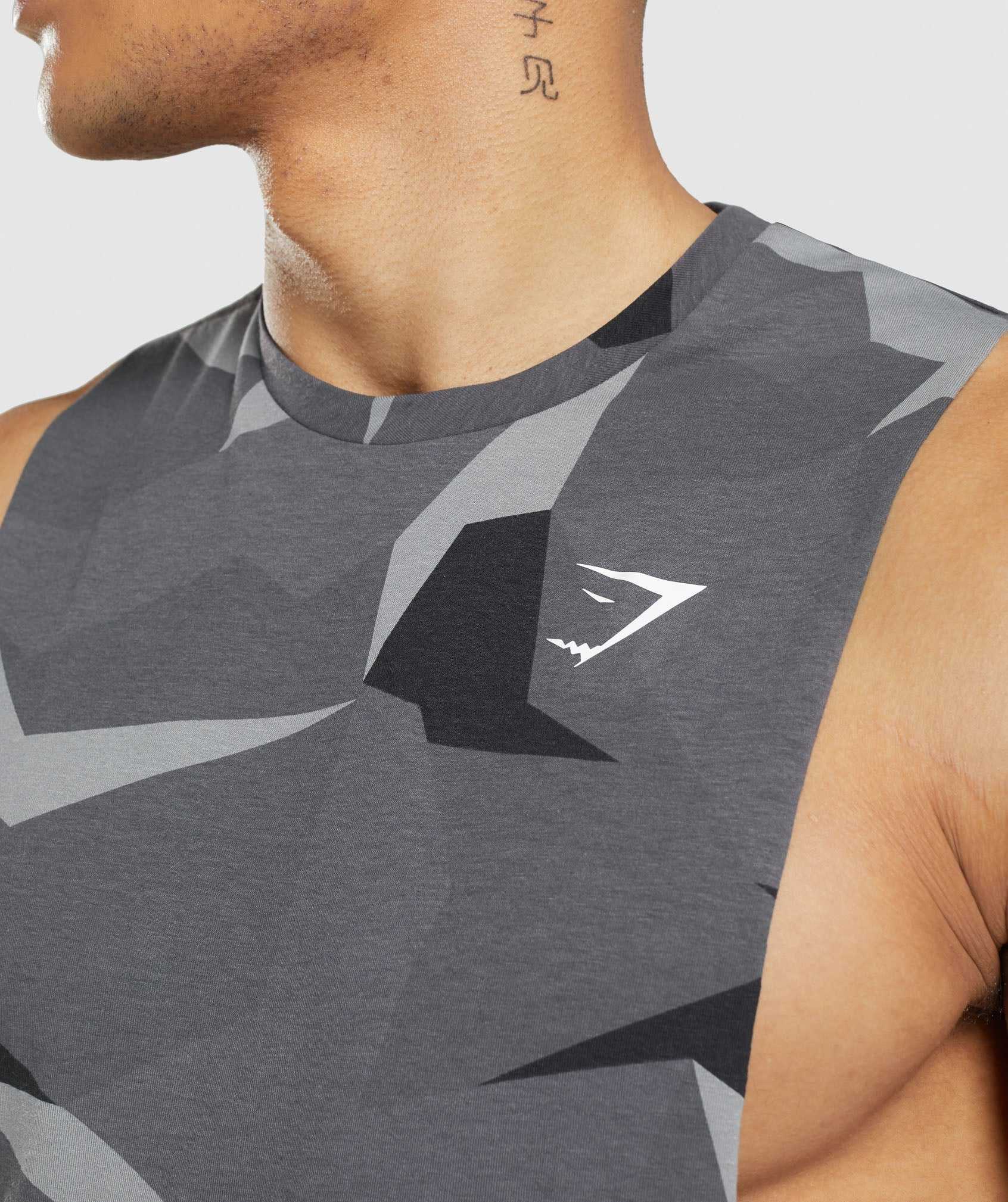 Gymshark Critical Drop Arm Tanktop Zwart | MBRQ41297