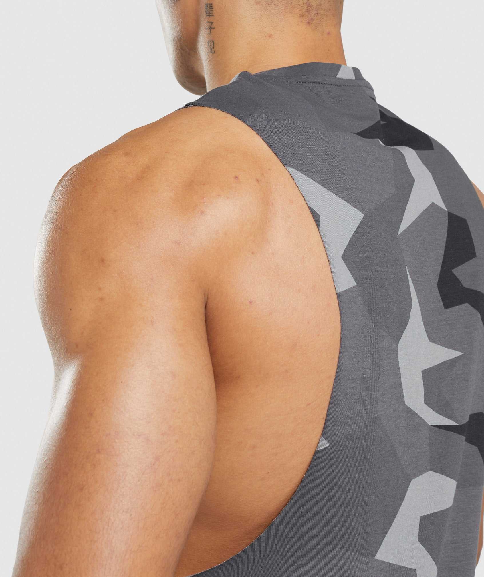 Gymshark Critical Drop Arm Tanktop Zwart | MBRQ41297