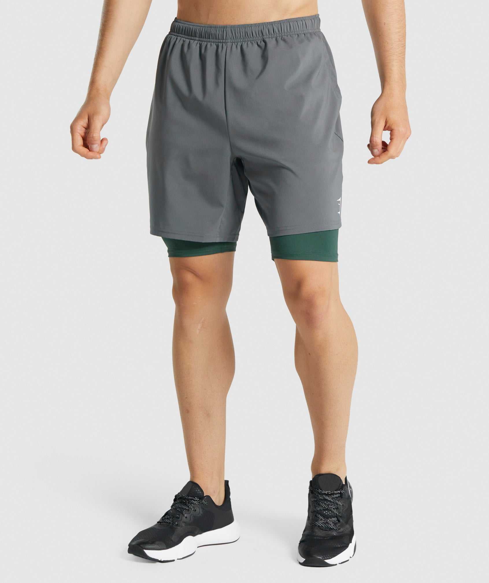 Gymshark Element Baselayer - Dark Green Korte Broek Donkergroen | HAKB79518