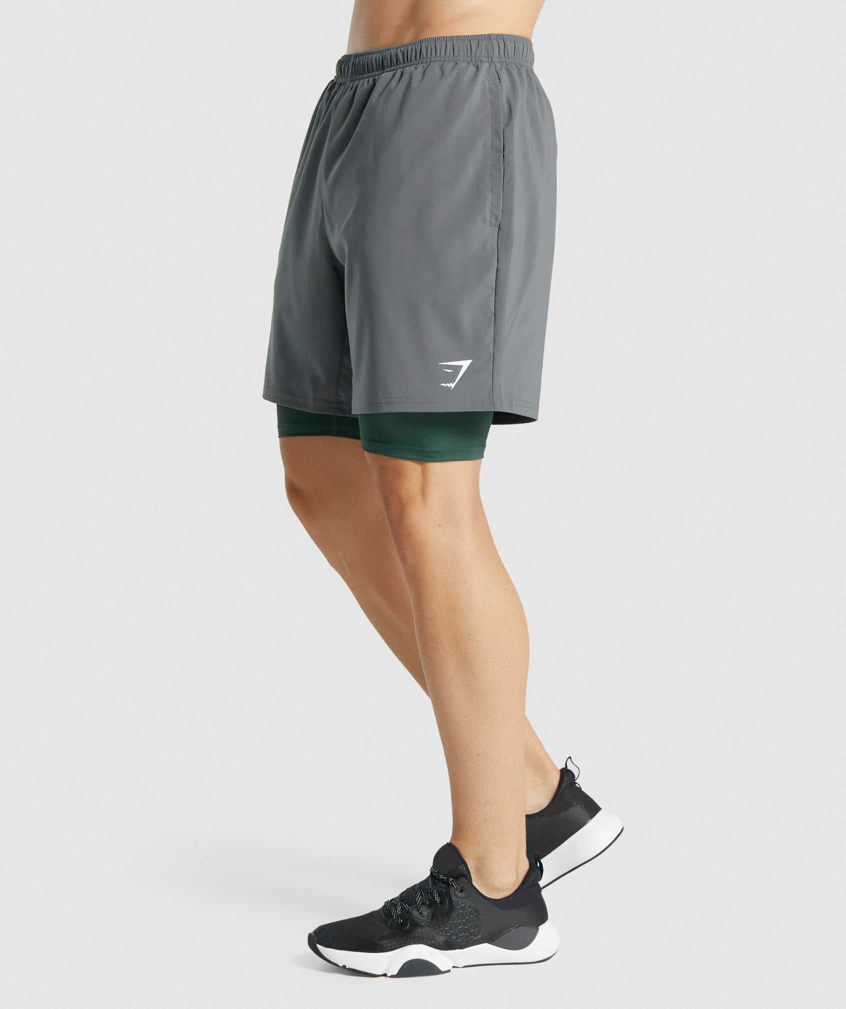 Gymshark Element Baselayer - Dark Green Korte Broek Donkergroen | HAKB79518