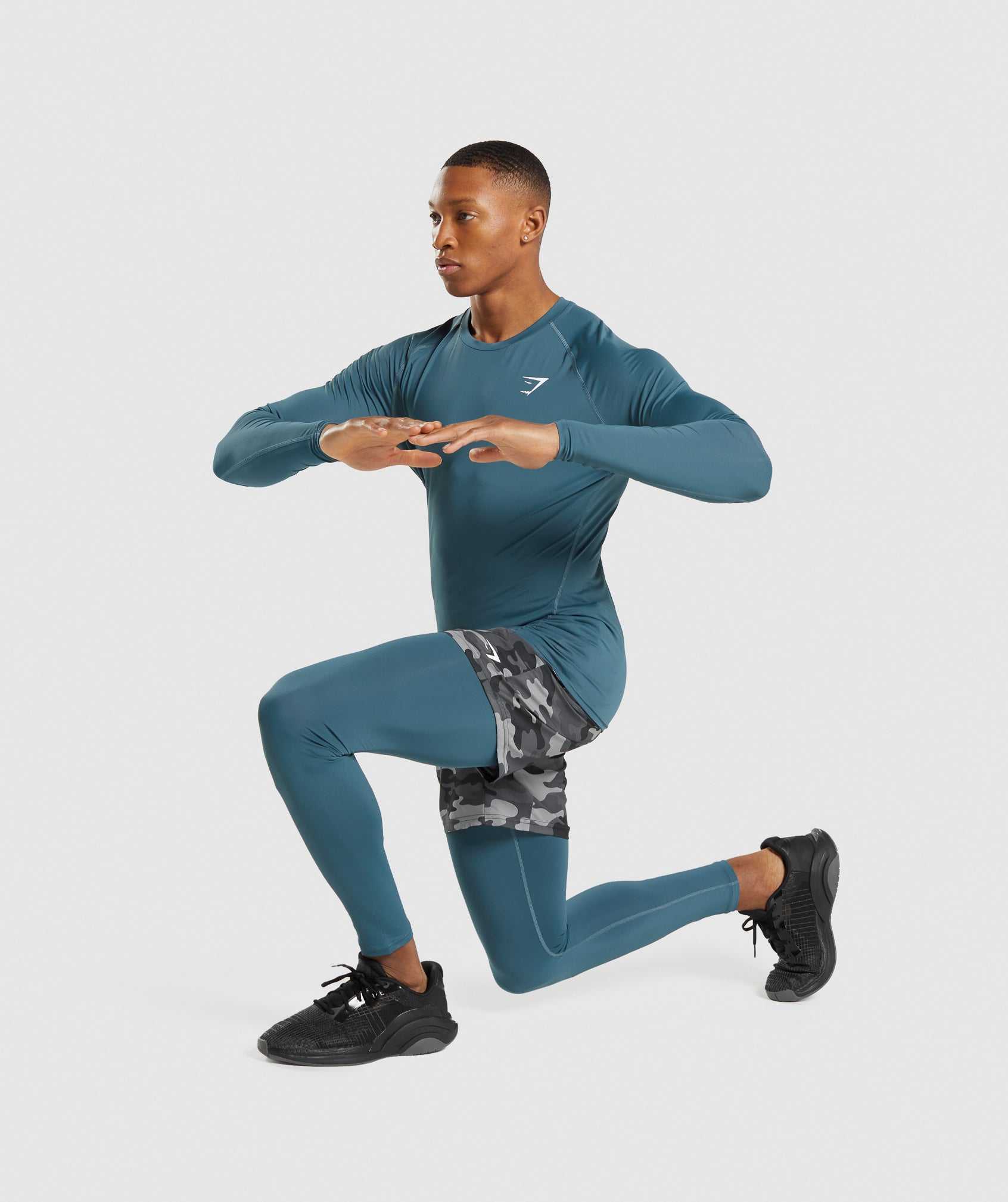 Gymshark Element Baselayer Joggingbroeken Turquoise | MKBV05819