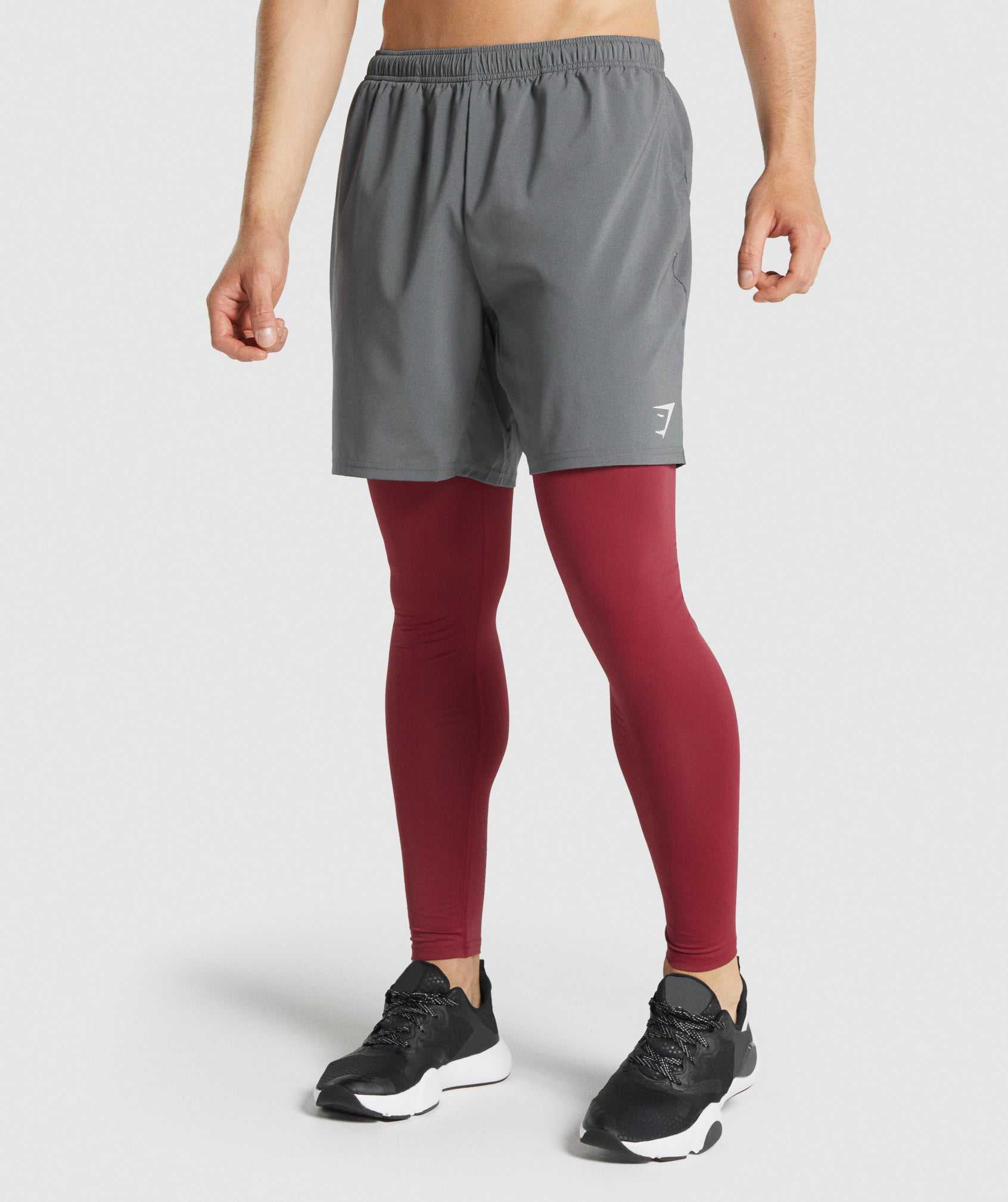 Gymshark Element Baselayer Joggingbroeken Bordeaux | RCKU40572