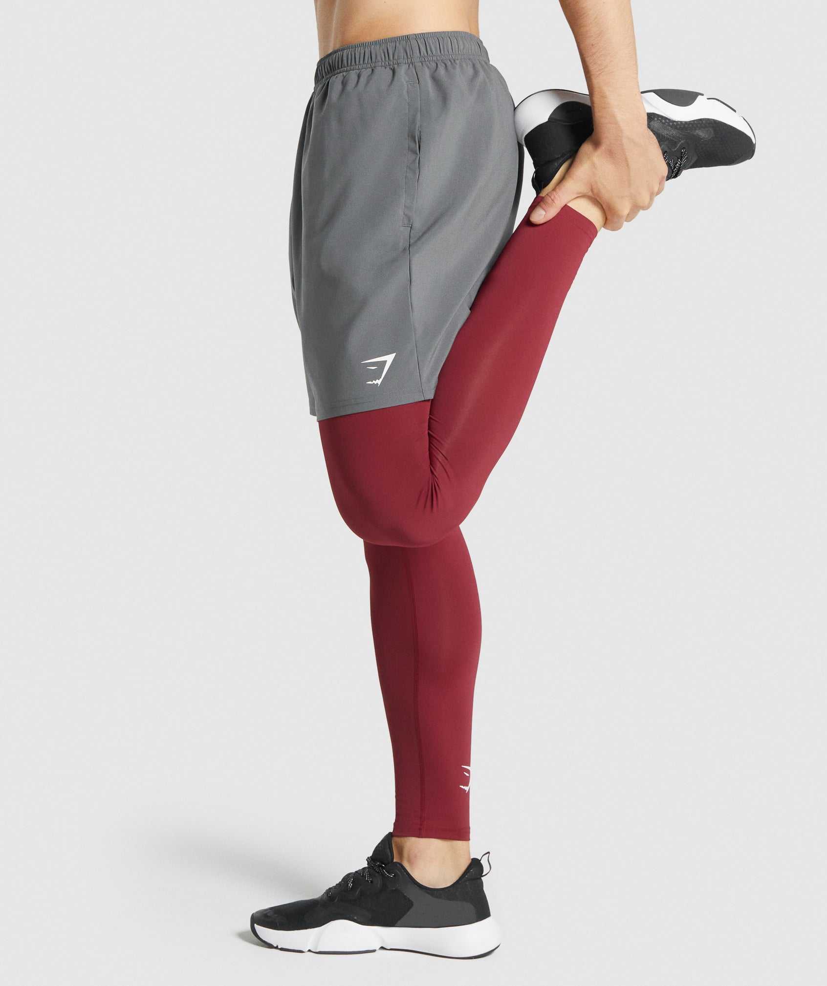 Gymshark Element Baselayer Joggingbroeken Bordeaux | RCKU40572