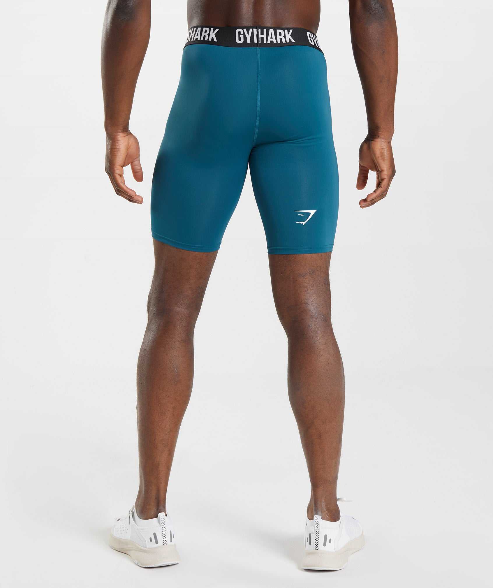 Gymshark Element Baselayer Korte Broek Blauw | KGJN10538