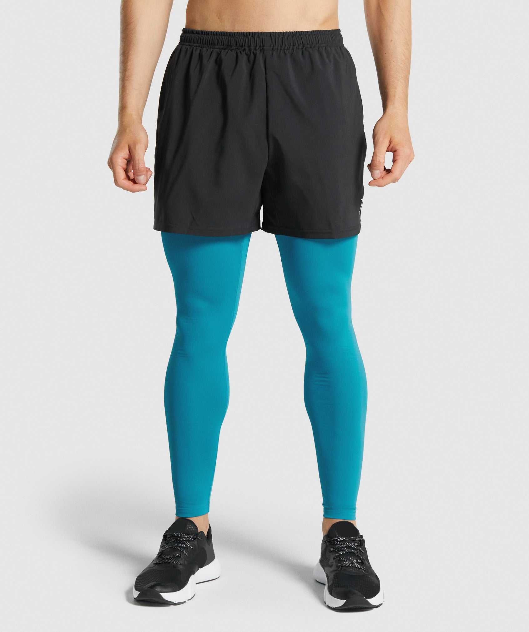 Gymshark Element Baselayer Korte Broek Blauw | LIPR27481