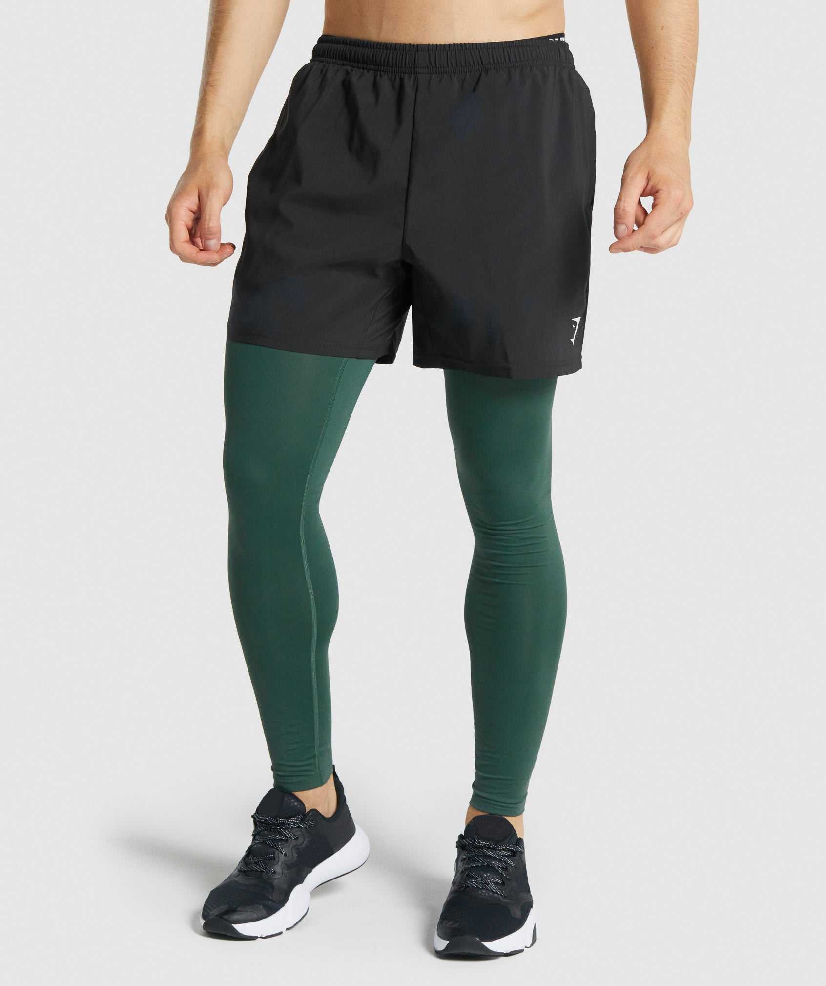 Gymshark Element Baselayer Korte Broek Donkergroen | WHEO37641