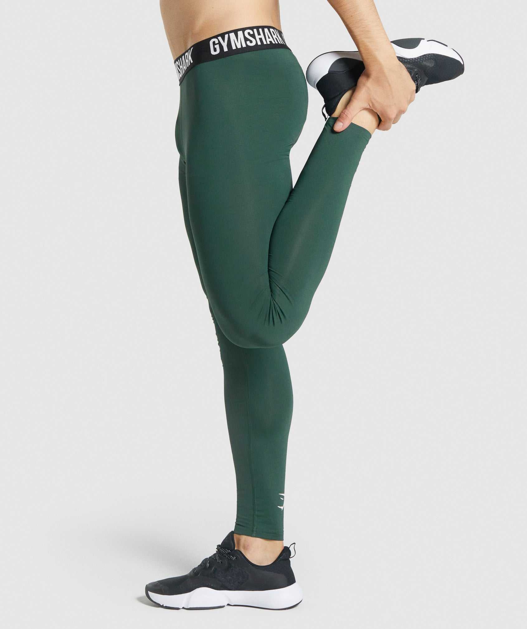 Gymshark Element Baselayer Korte Broek Donkergroen | WHEO37641