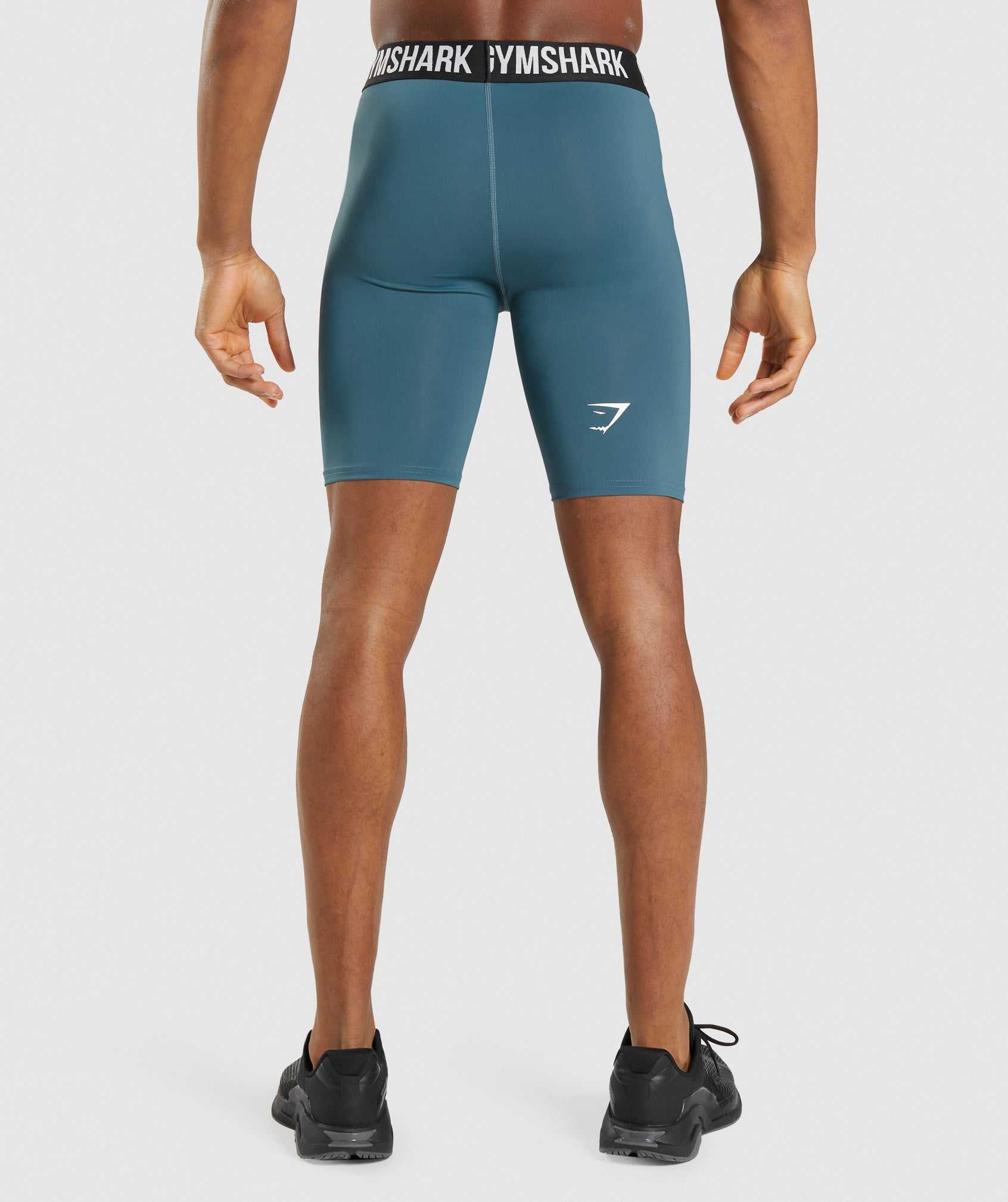 Gymshark Element Baselayer Korte Broek Turquoise | DTJZ14273