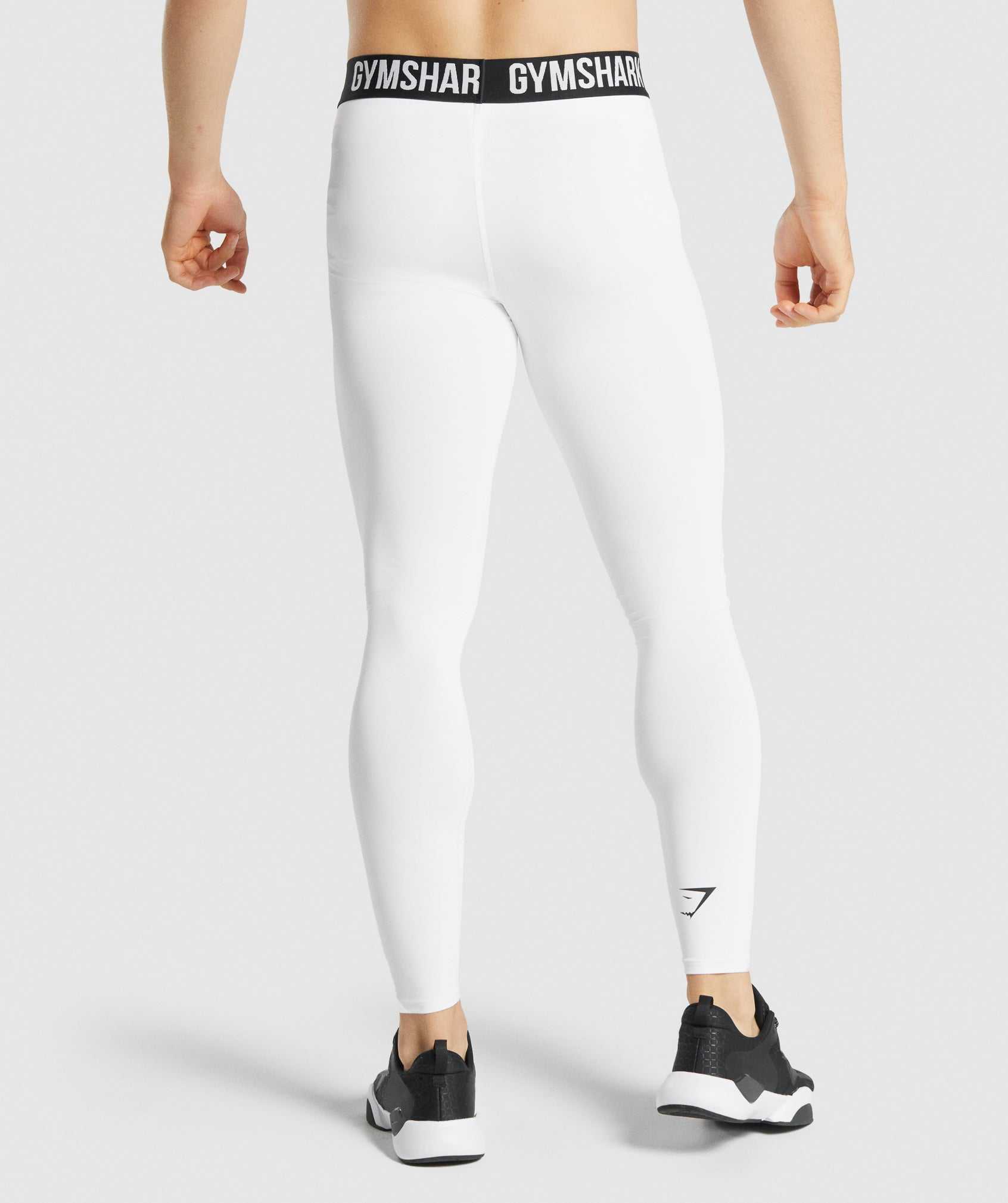 Gymshark Element Baselayer Korte Broek Wit | OQXW32578