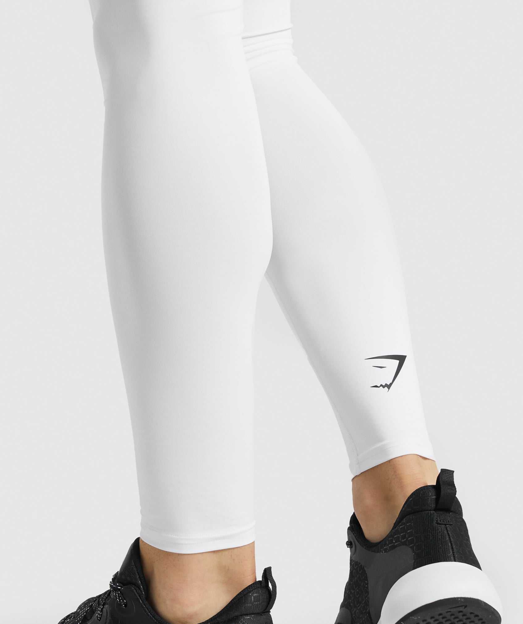 Gymshark Element Baselayer Korte Broek Wit | OQXW32578