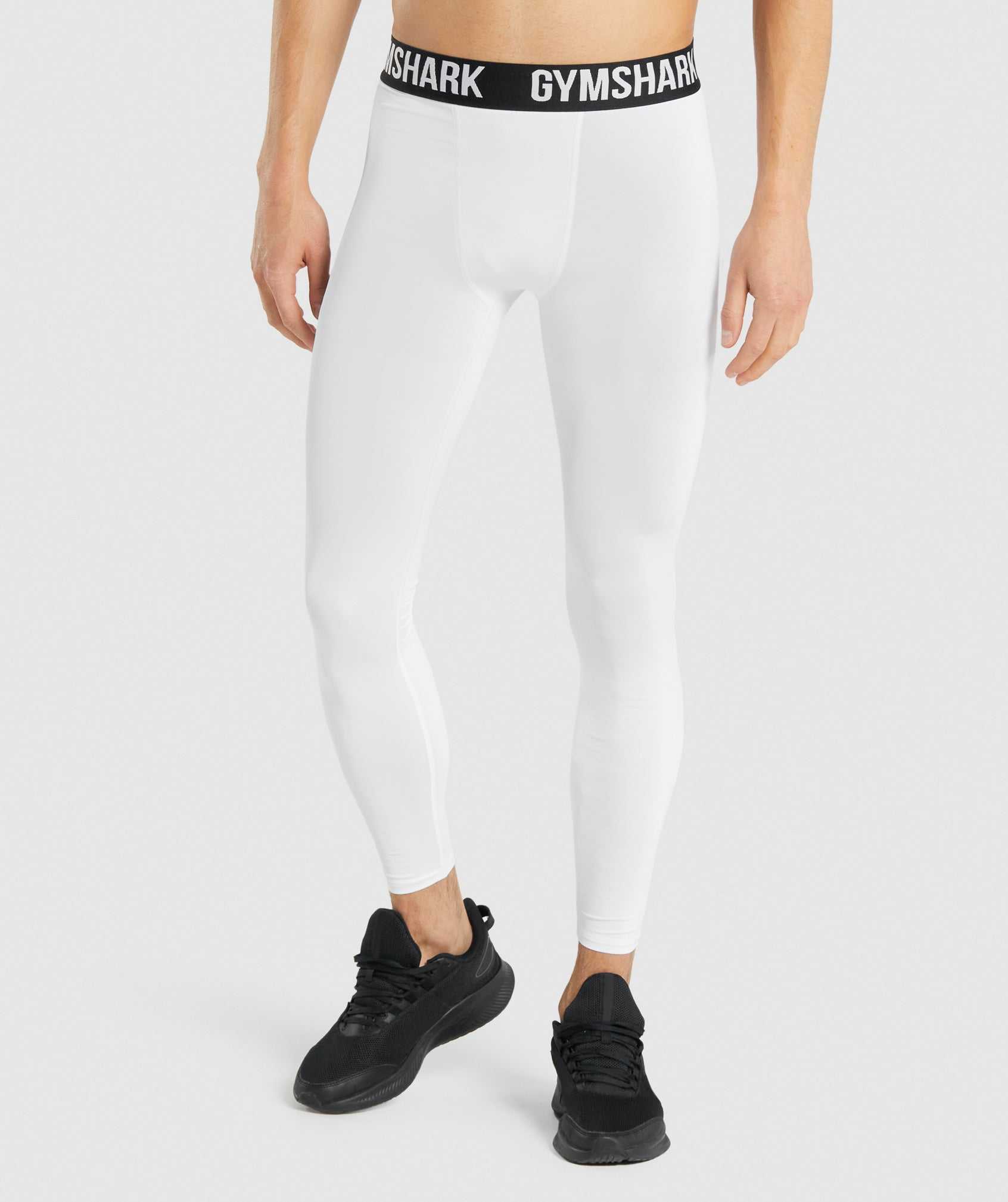 Gymshark Element Baselayer Korte Broek Wit | OQXW32578