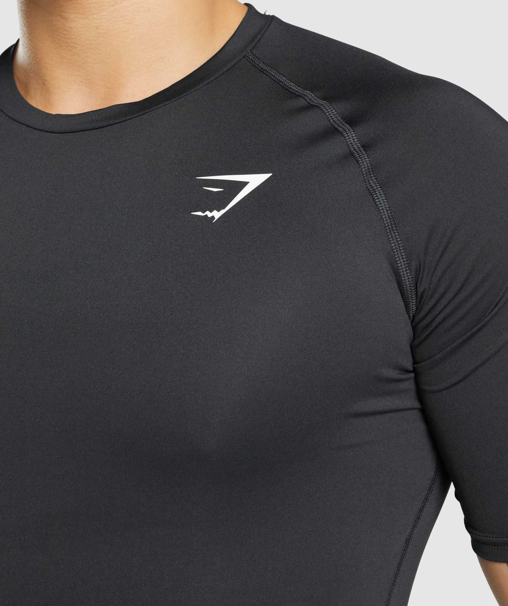 Gymshark Element Baselayer Korte Broek Zwart | EAGR87319