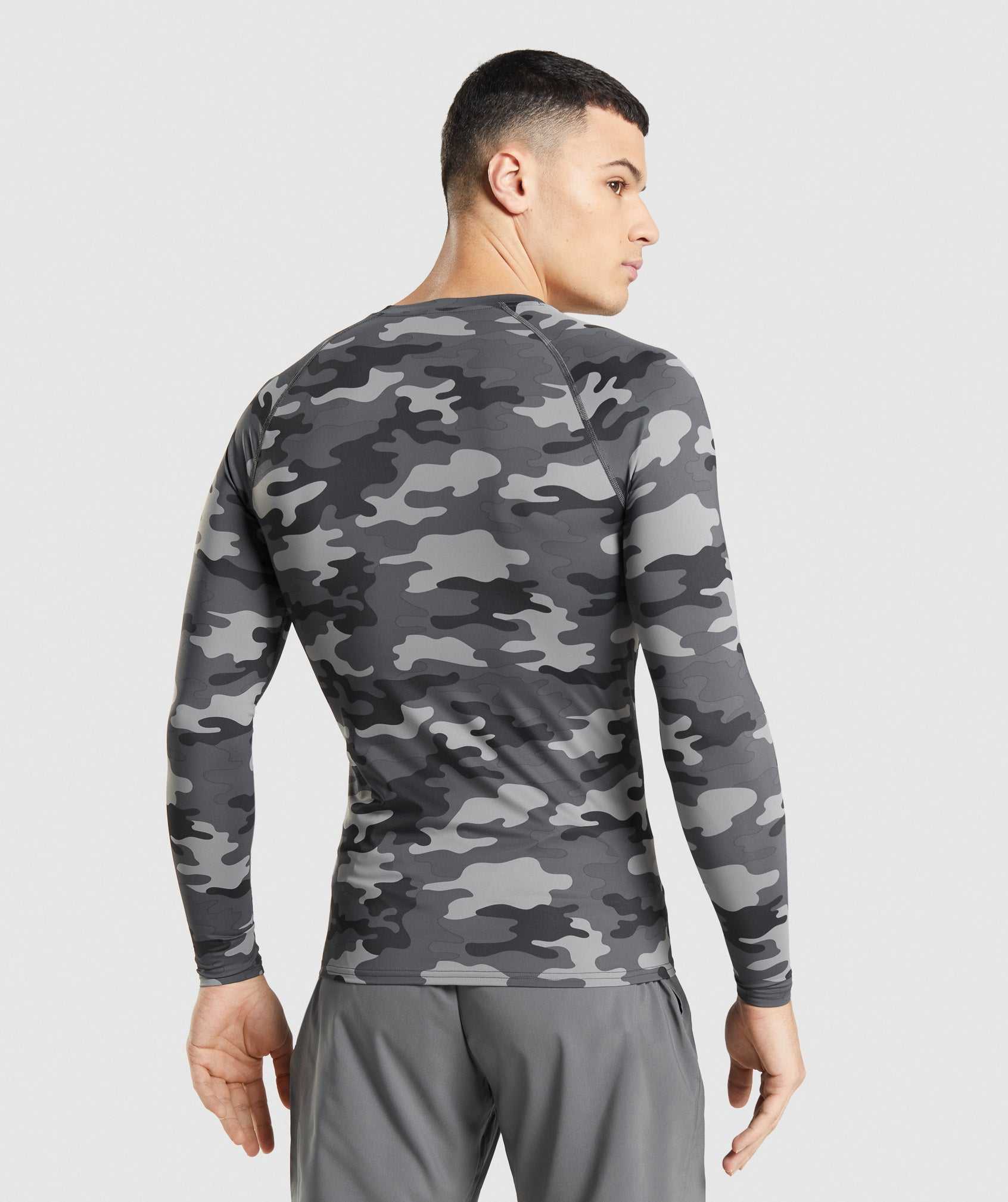 Gymshark Element Baselayer Long Sleeve Korte Broek Grijs | CVUE02986