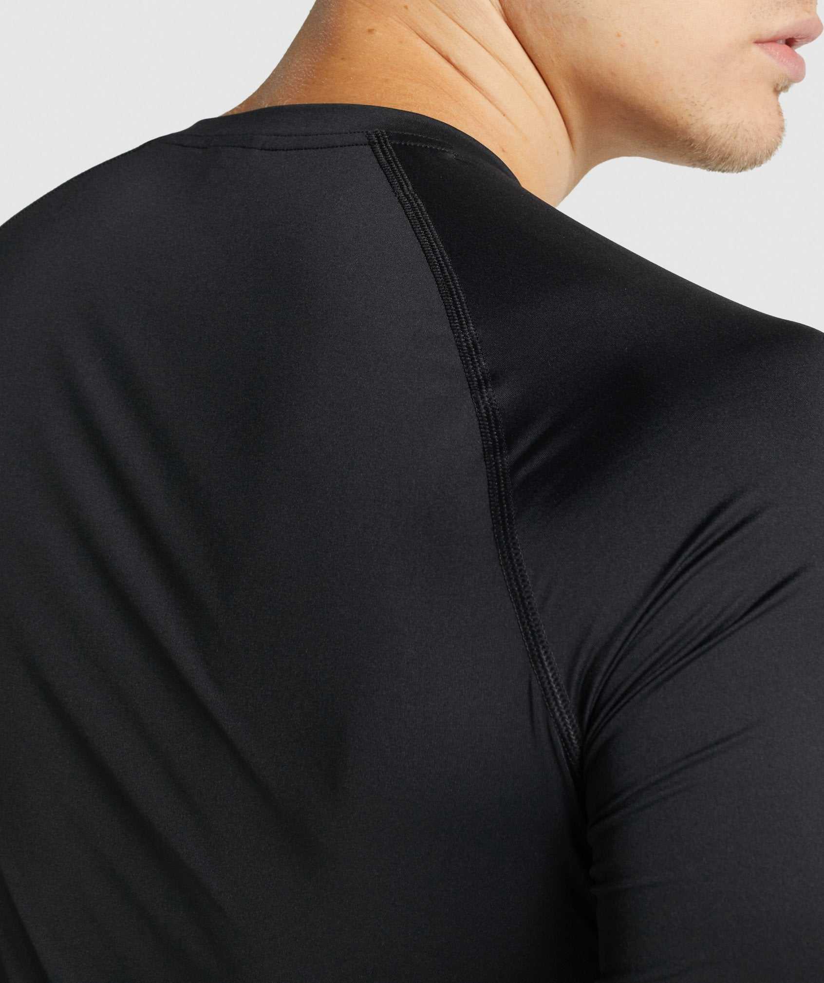 Gymshark Element Baselayer Long Sleeve Korte Broek Zwart | DMUF38045