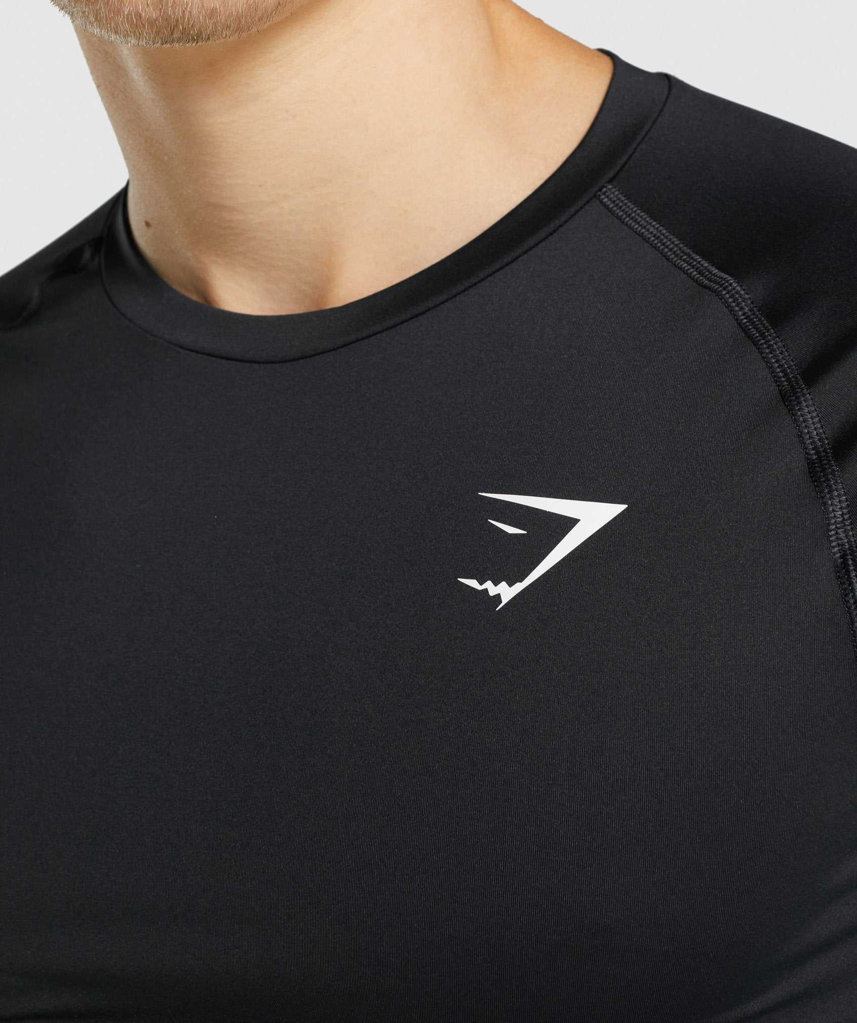 Gymshark Element Baselayer Long Sleeve Korte Broek Zwart | DMUF38045