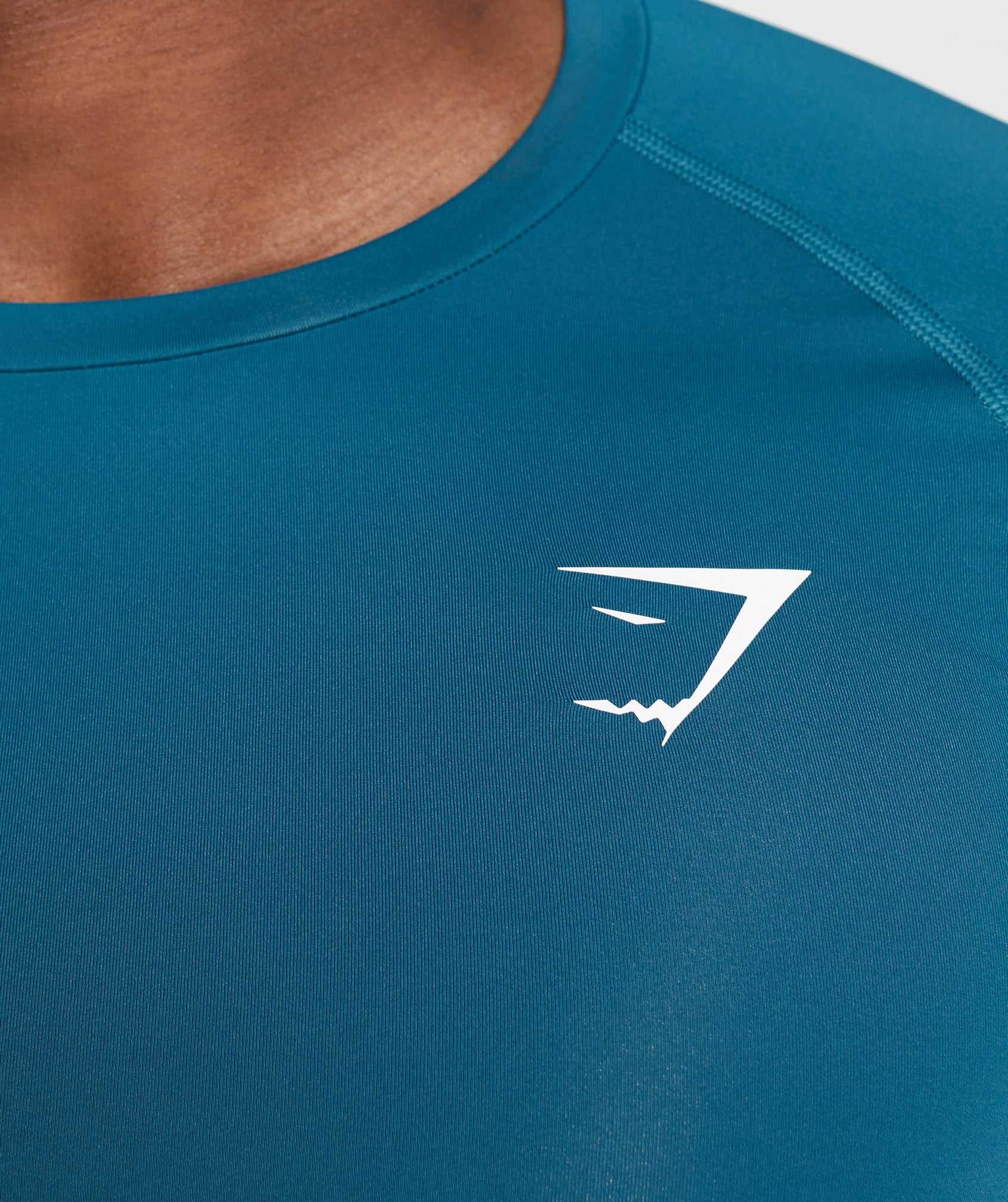 Gymshark Element Baselayer Long Sleeve T-shirts Blauw | JNTU61354