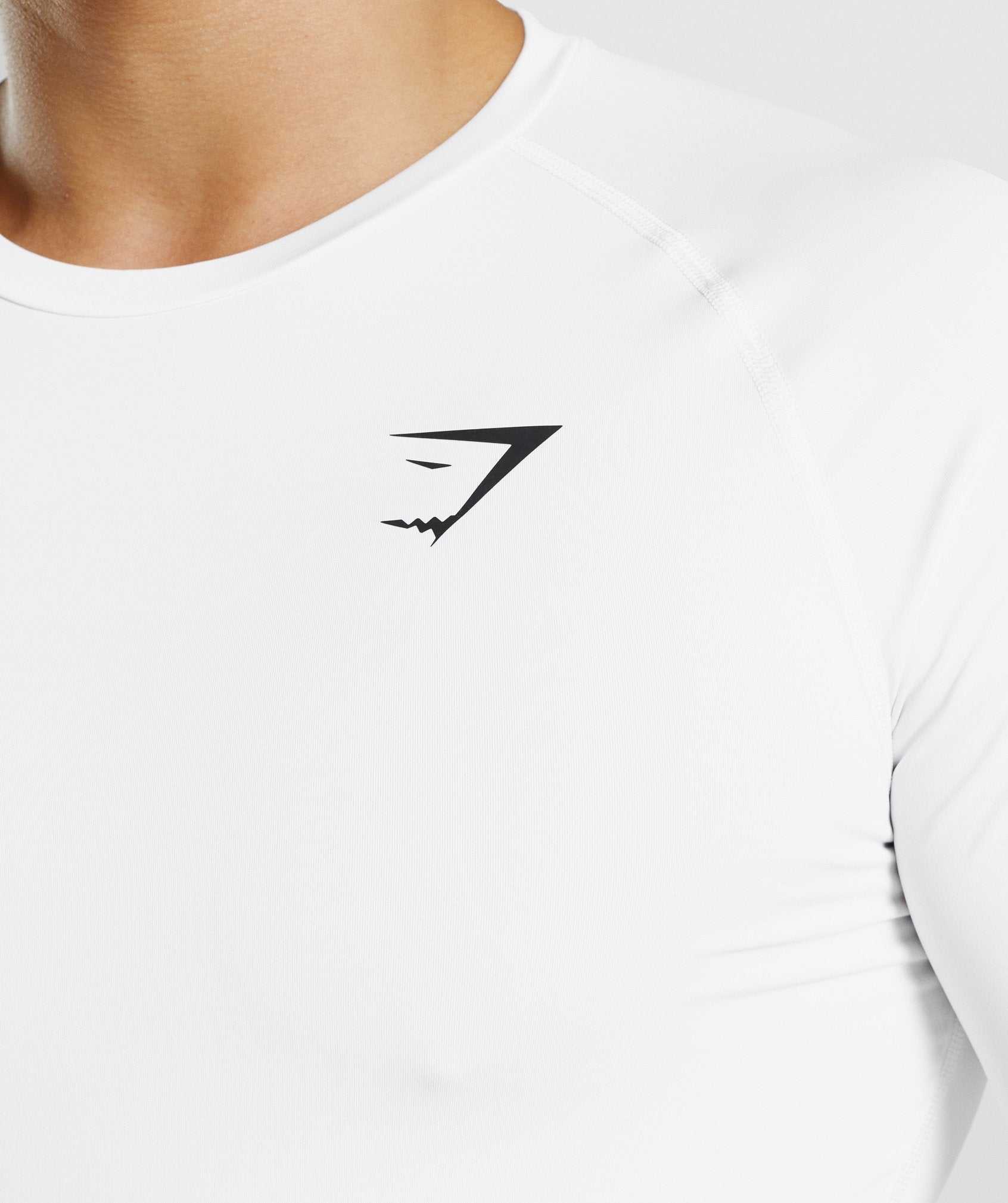 Gymshark Element Baselayer T-shirts Wit | SQYL34270