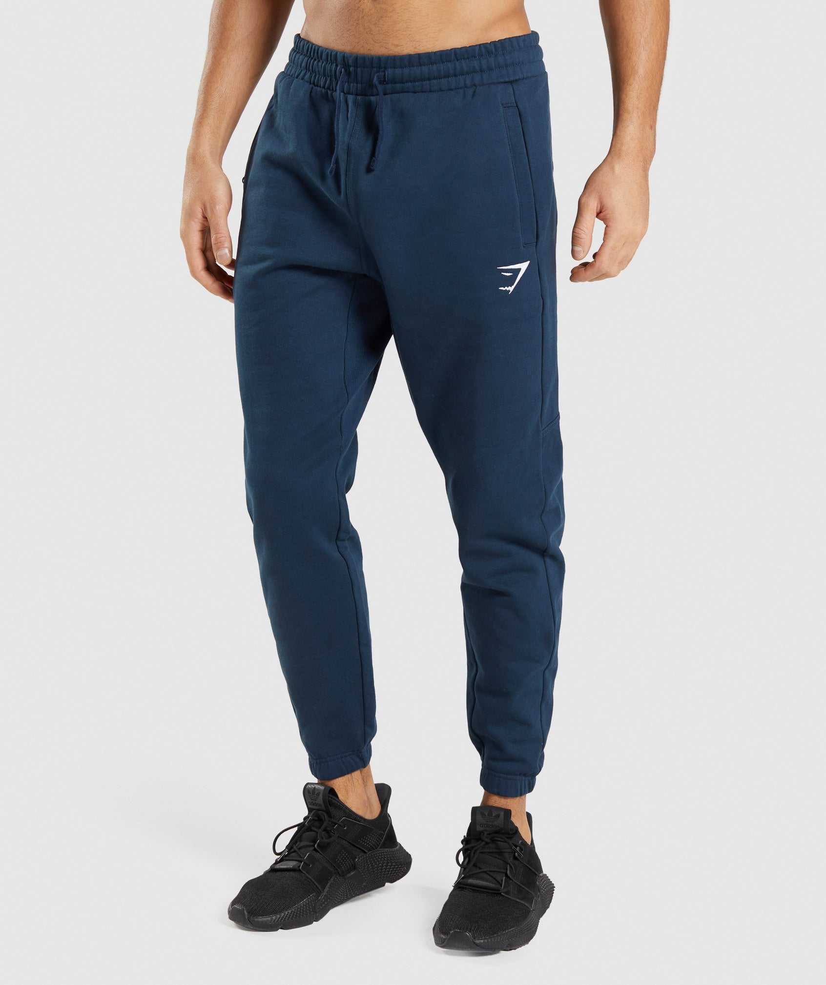 Gymshark Essential Oversized Joggingbroeken Donkerblauw | SPHN90364