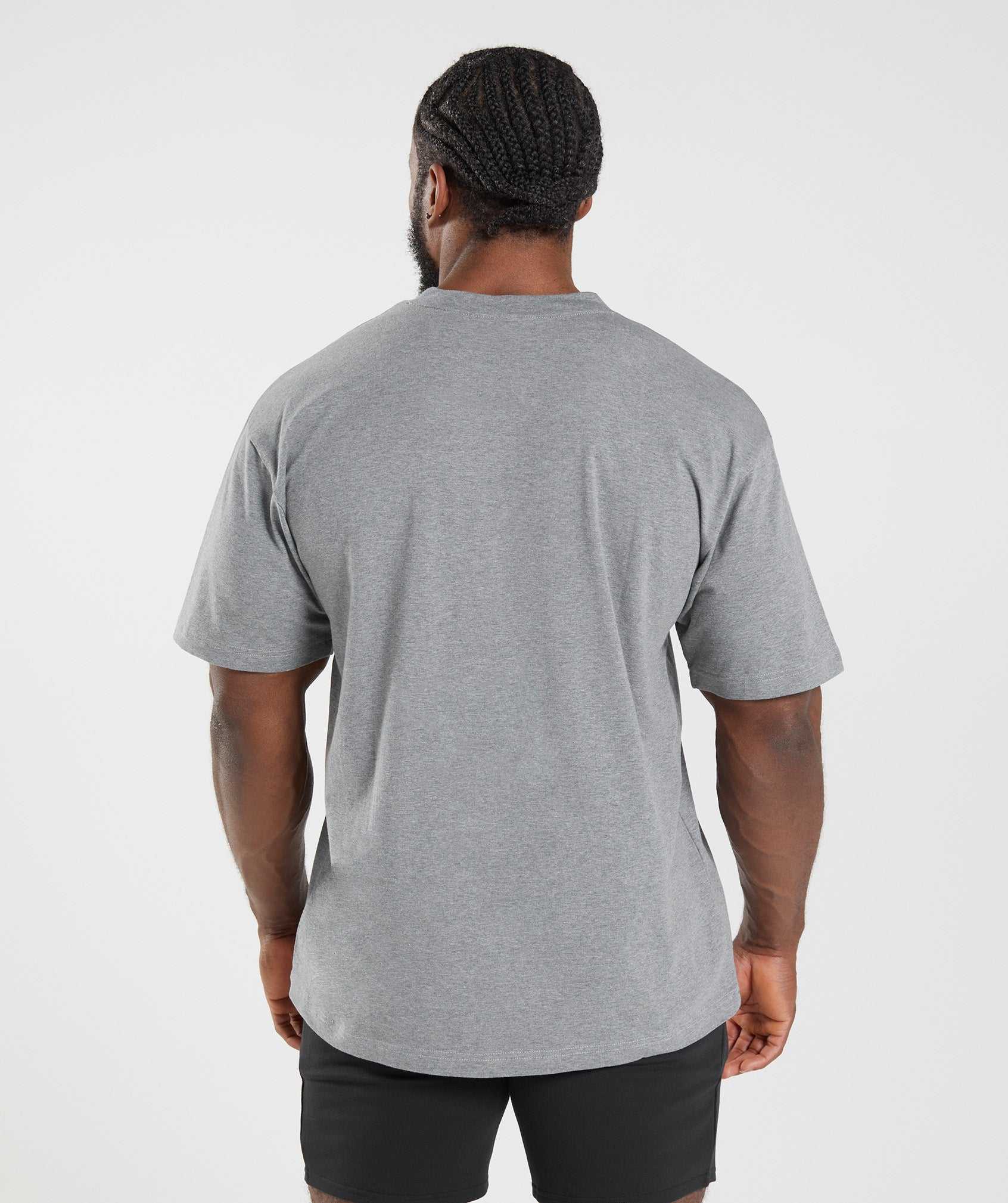 Gymshark Essential Oversized T-shirts Grijs | XJOG80561