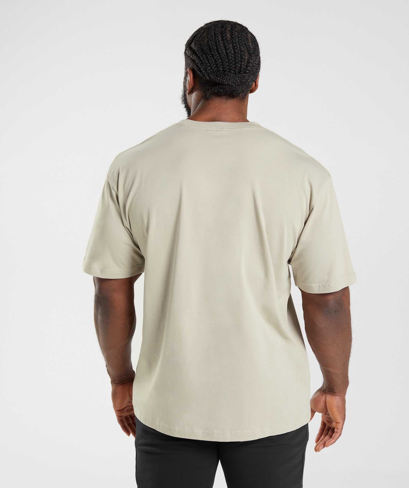 Gymshark Essential Oversized T-shirts Grijs | YEUQ43681