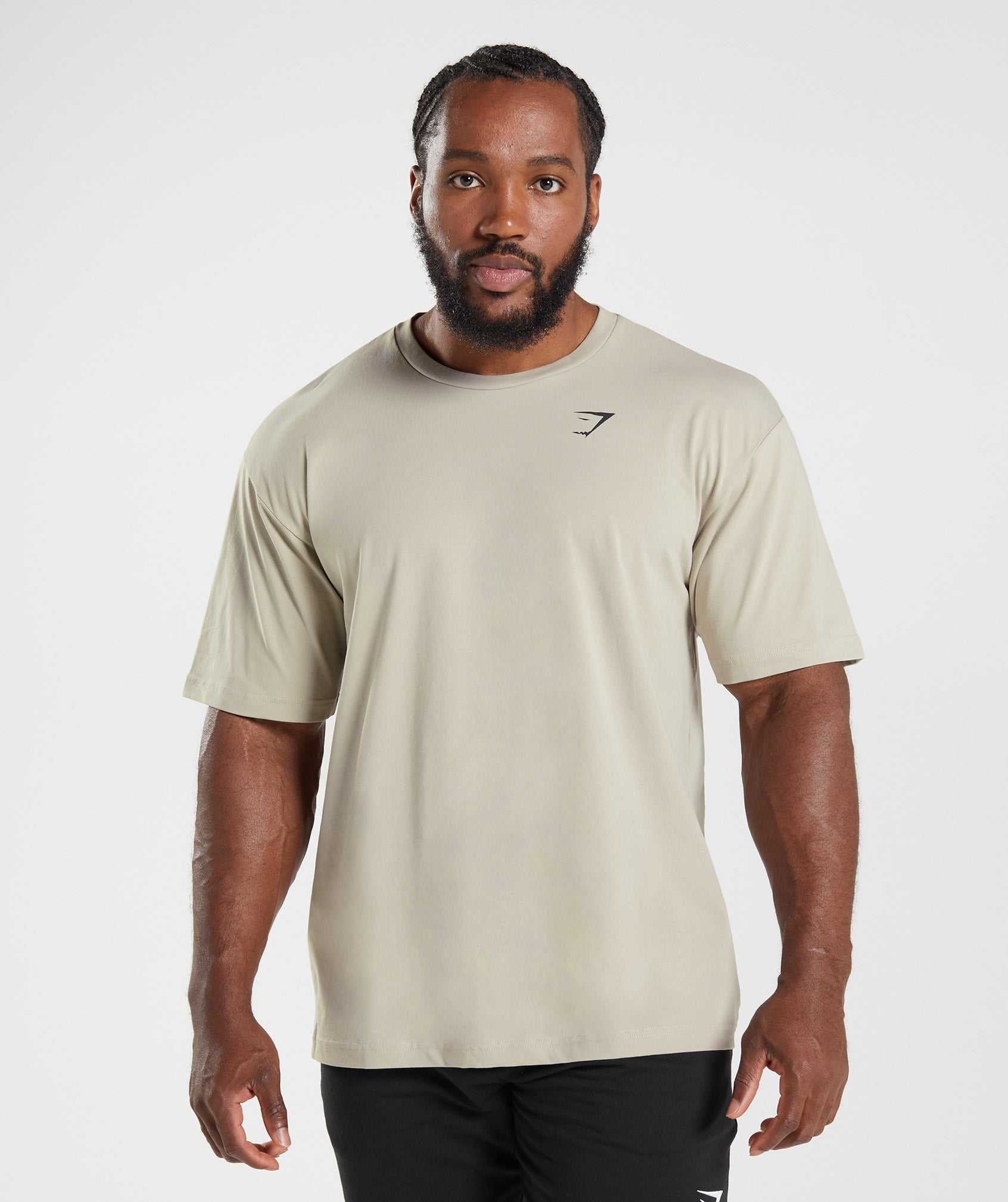 Gymshark Essential Oversized T-shirts Grijs | YEUQ43681