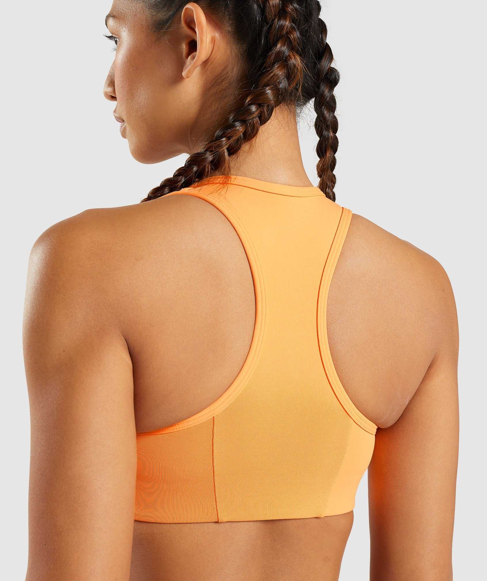 Gymshark Essential Racer Back Sport Bh Abrikoos Oranje | UPXD23578