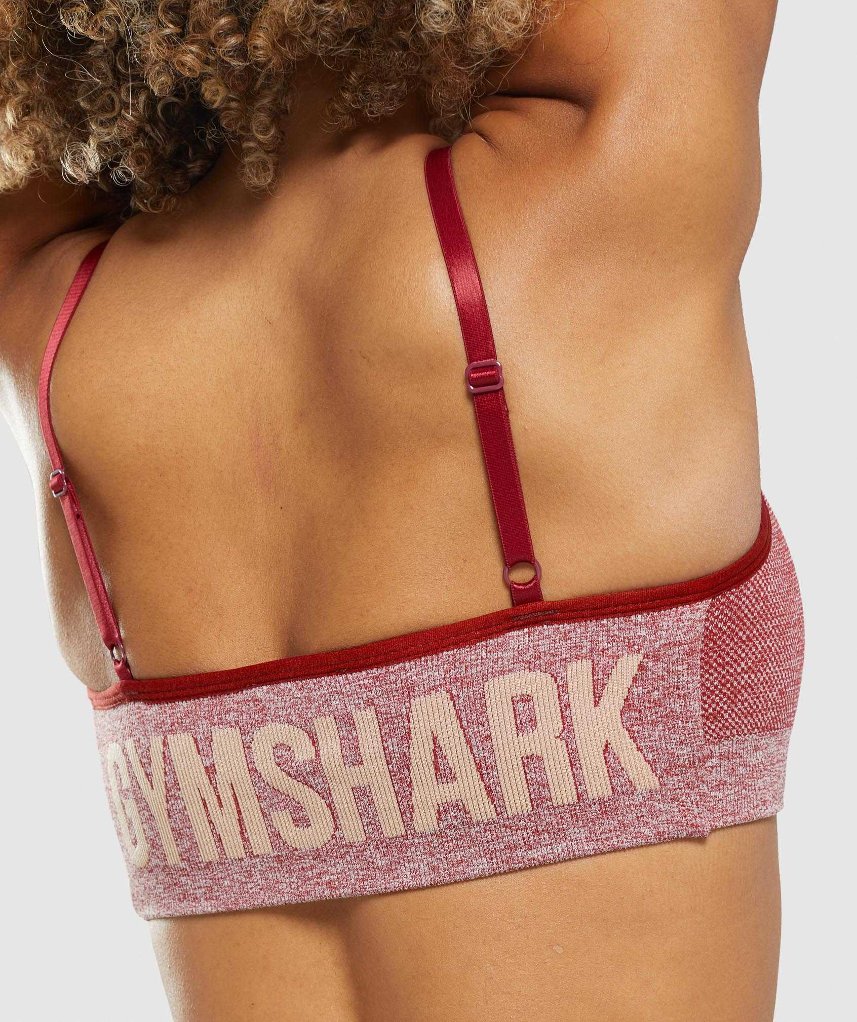 Gymshark Flex Bandjes Sport Bh Bordeaux | OAGE59468