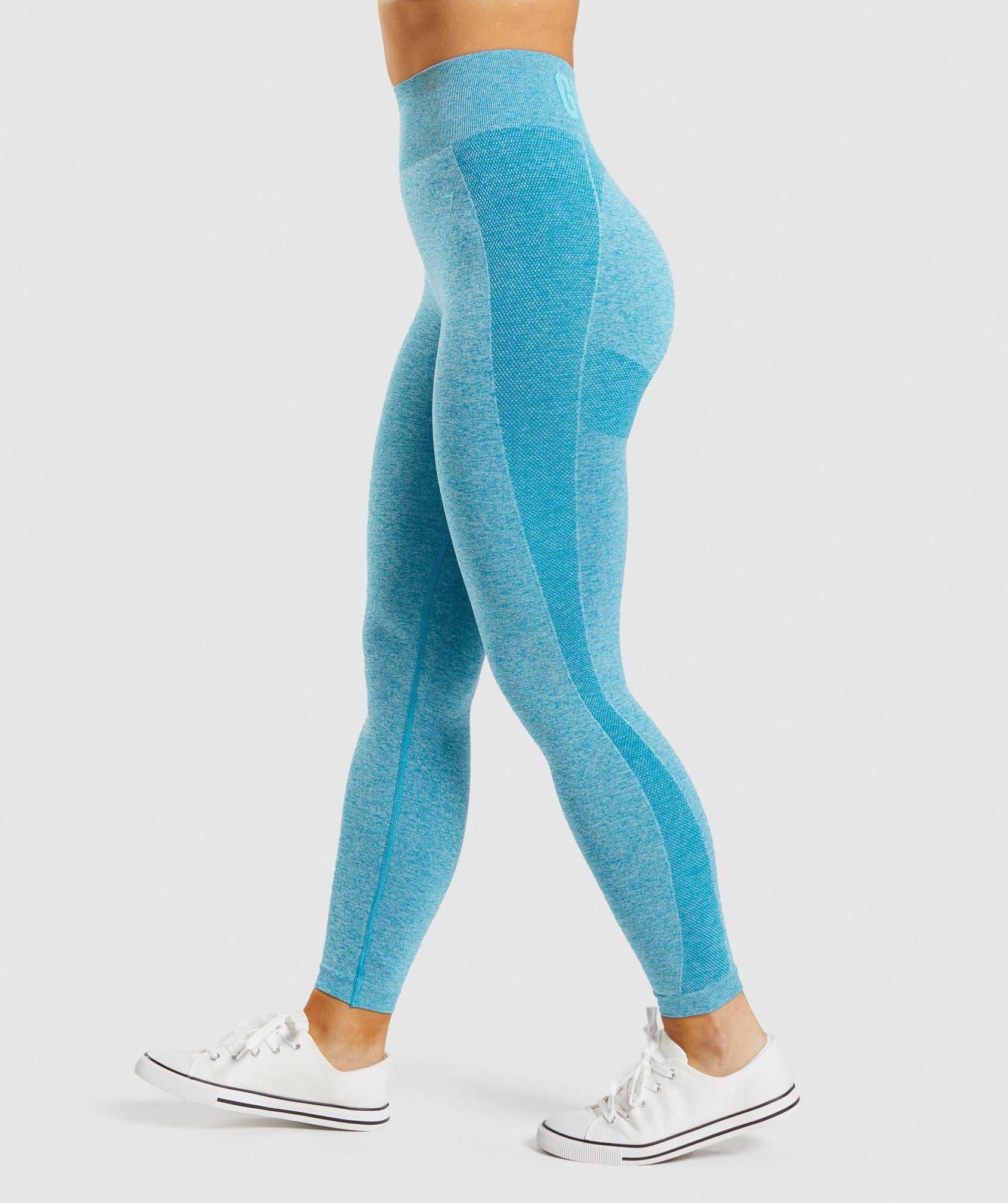 Gymshark Flex High Waisted Leggings Blauw | EFIO18249