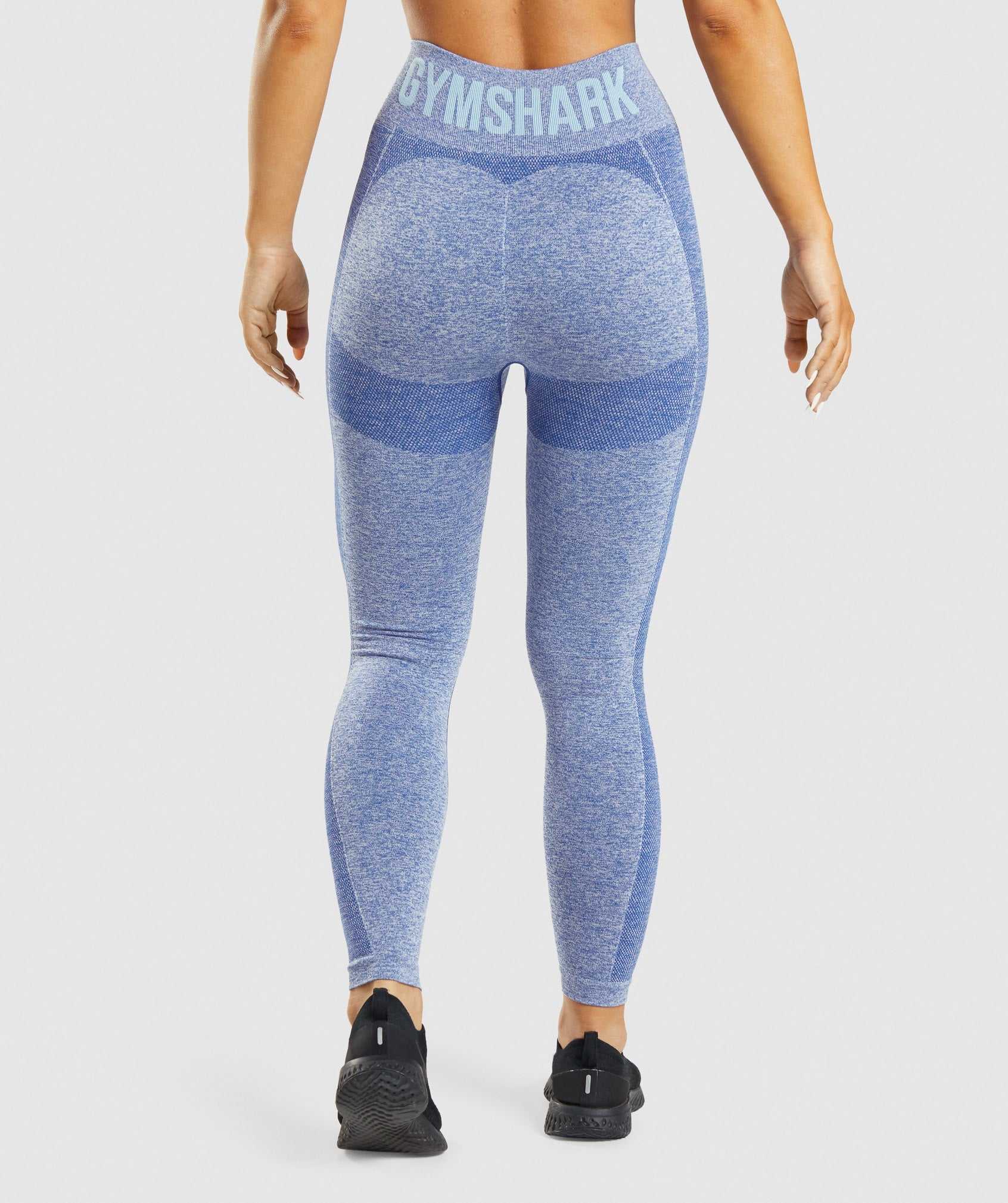 Gymshark Flex High Waisted Leggings Blauw | EWXY52183