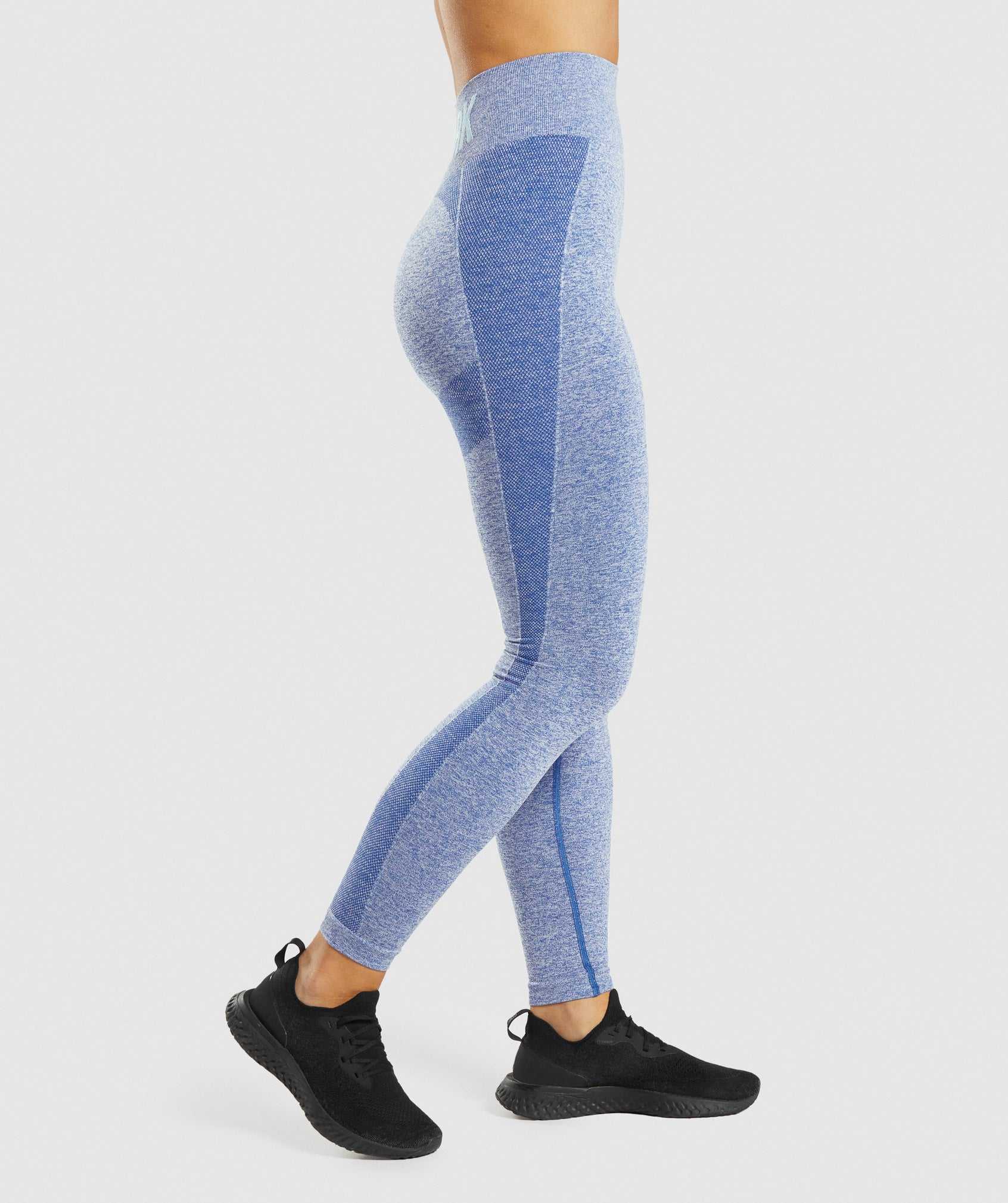 Gymshark Flex High Waisted Leggings Blauw | EWXY52183