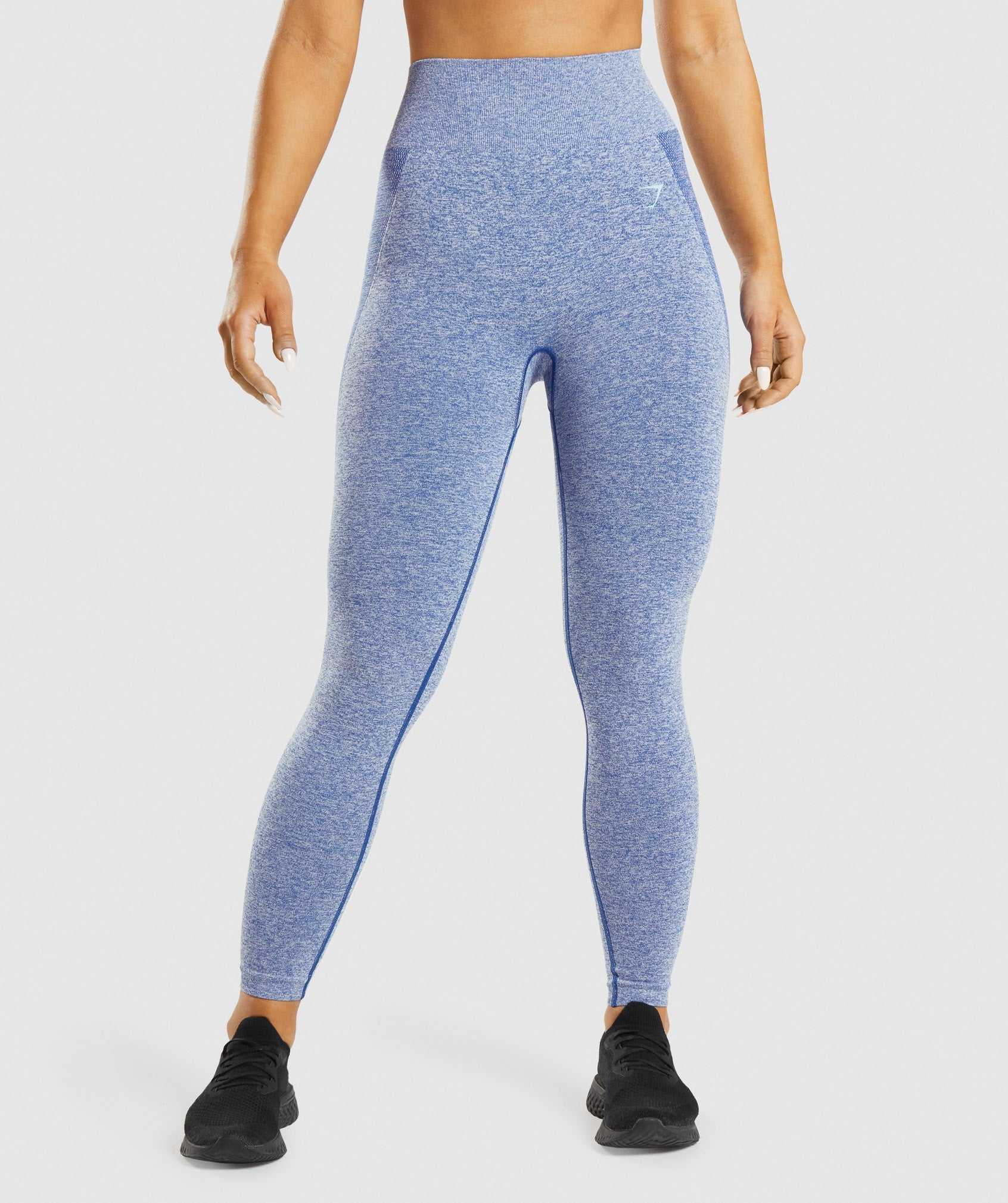 Gymshark Flex High Waisted Leggings Blauw | EWXY52183