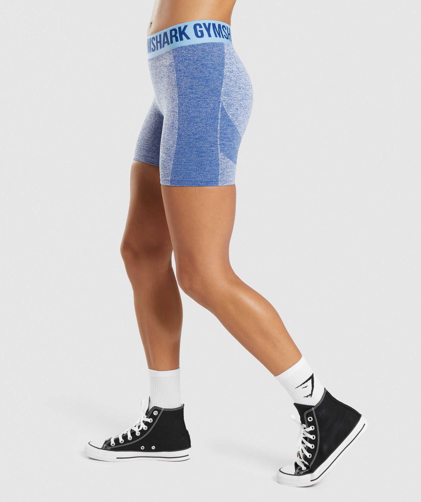 Gymshark Flex Korte Broek Blauw | JTKZ52360