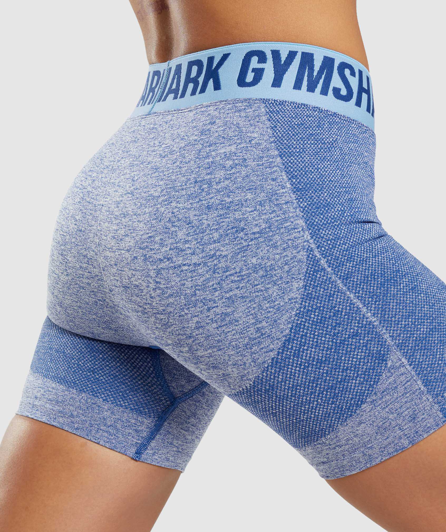 Gymshark Flex Korte Broek Blauw | JTKZ52360