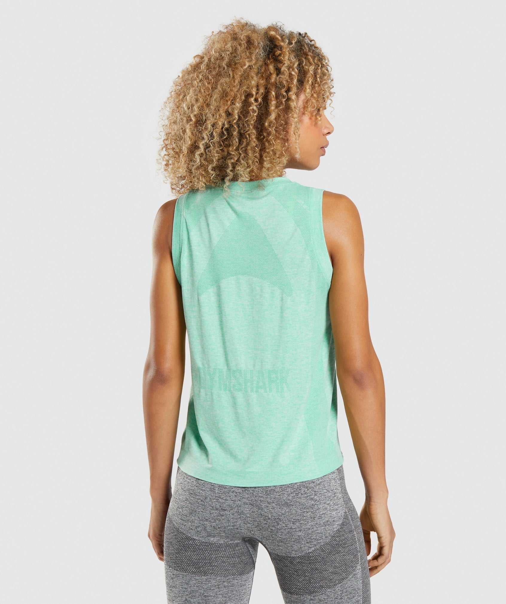 Gymshark Flex Loose Tanktop Groen | EHLO86079