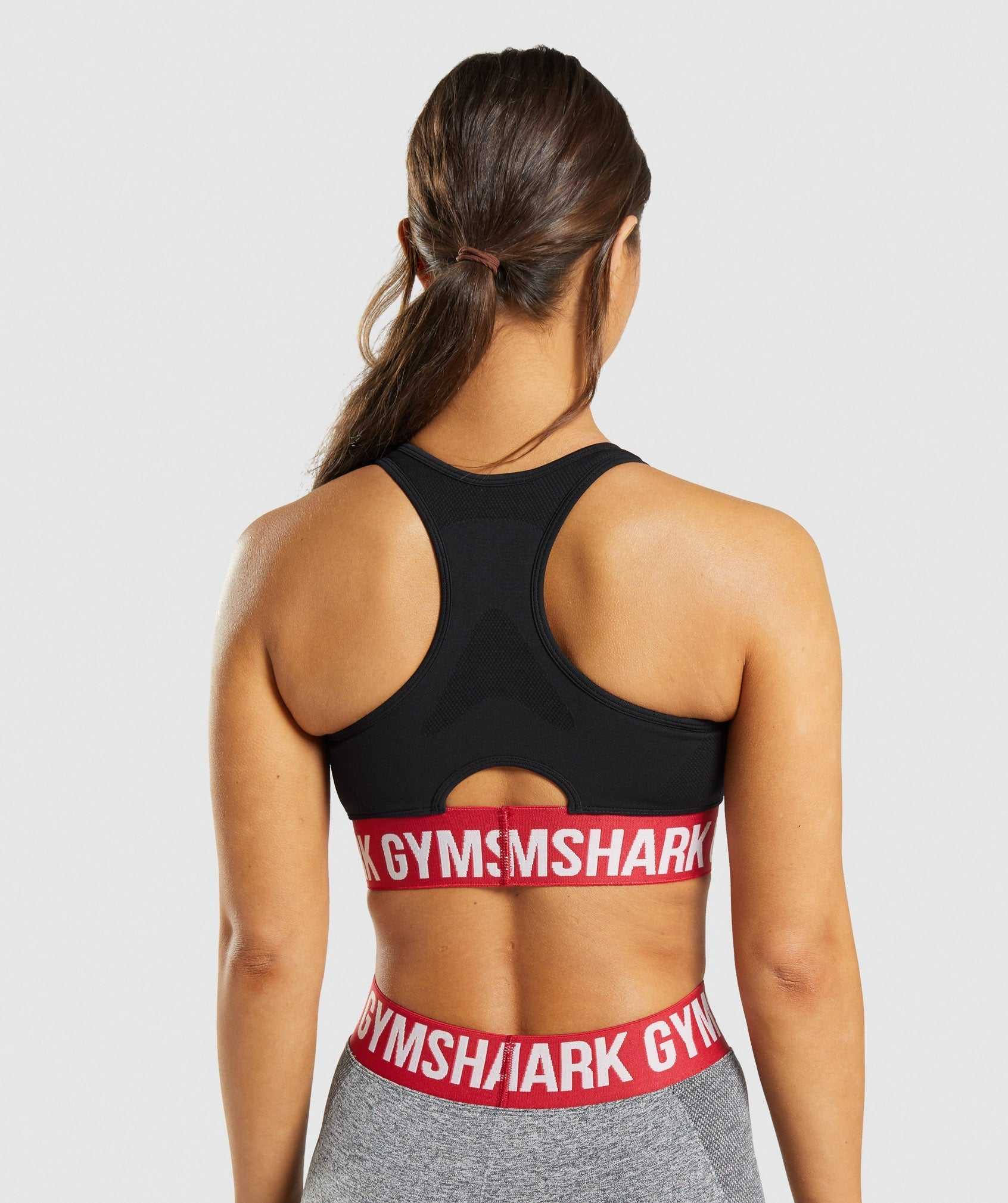 Gymshark Flex Sport Bh Zwart | XUIJ39207